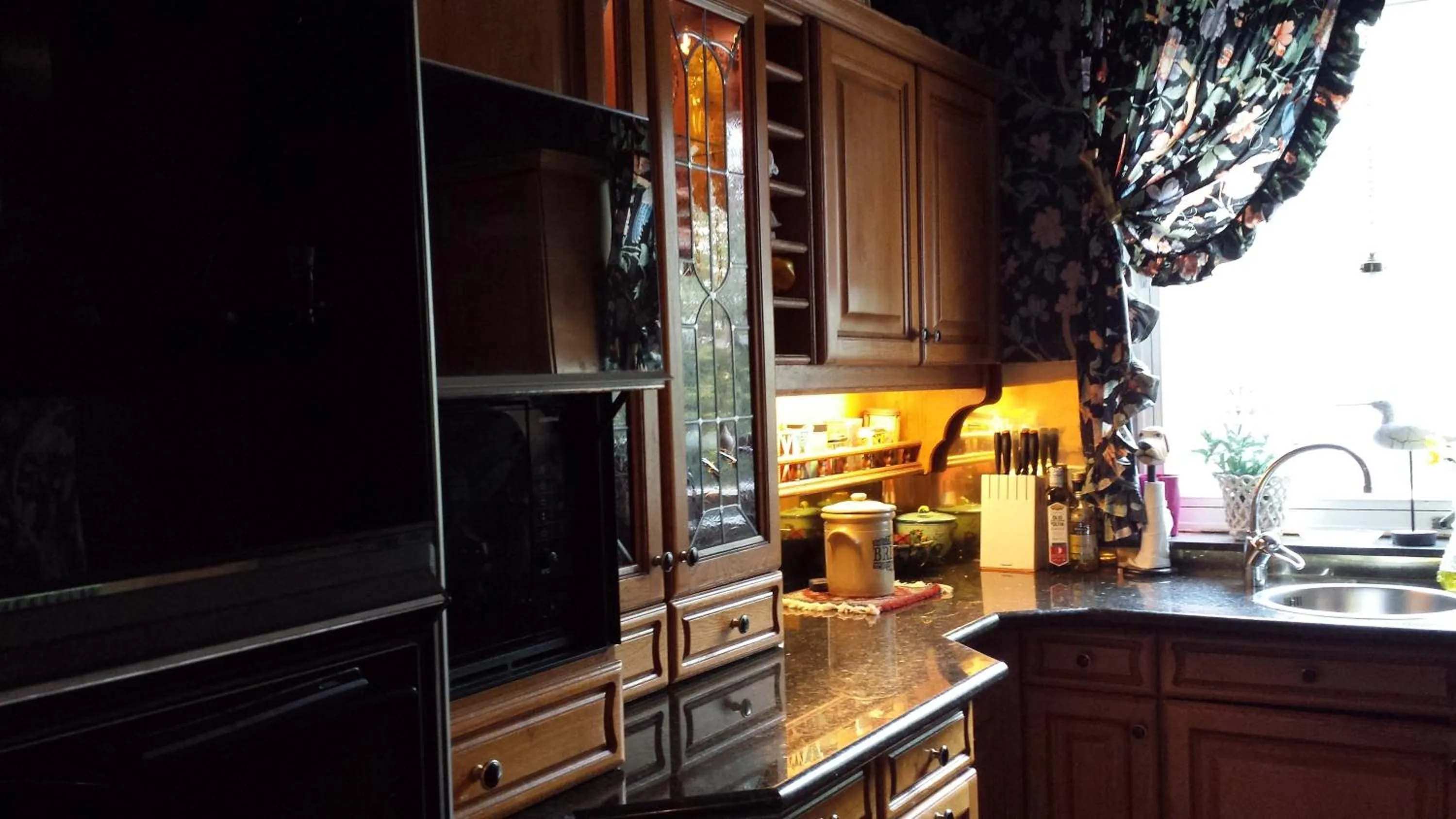 Kitchen or kitchenette in Villa Signedal Hostel