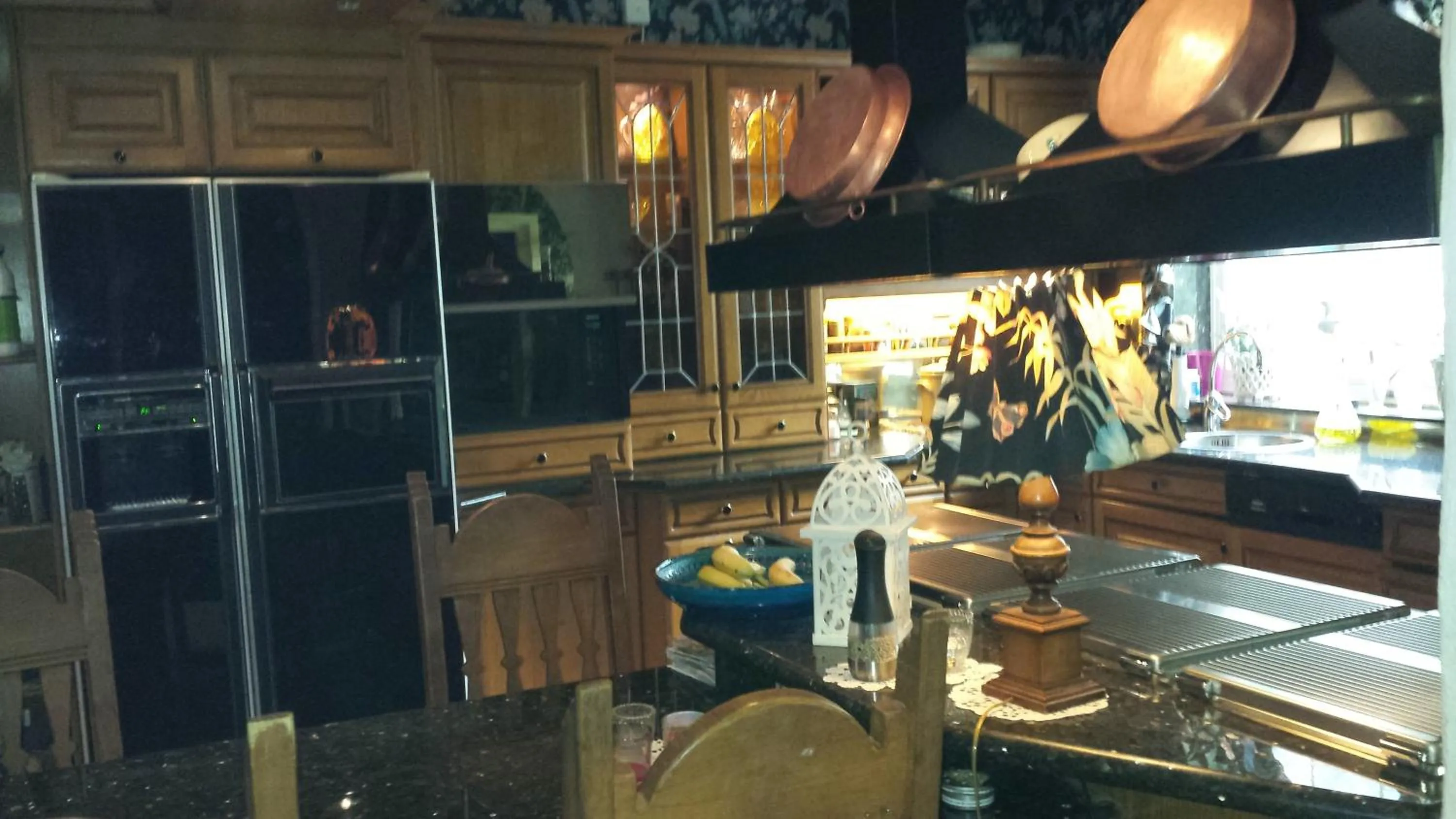 Kitchen or kitchenette in Villa Signedal Hostel