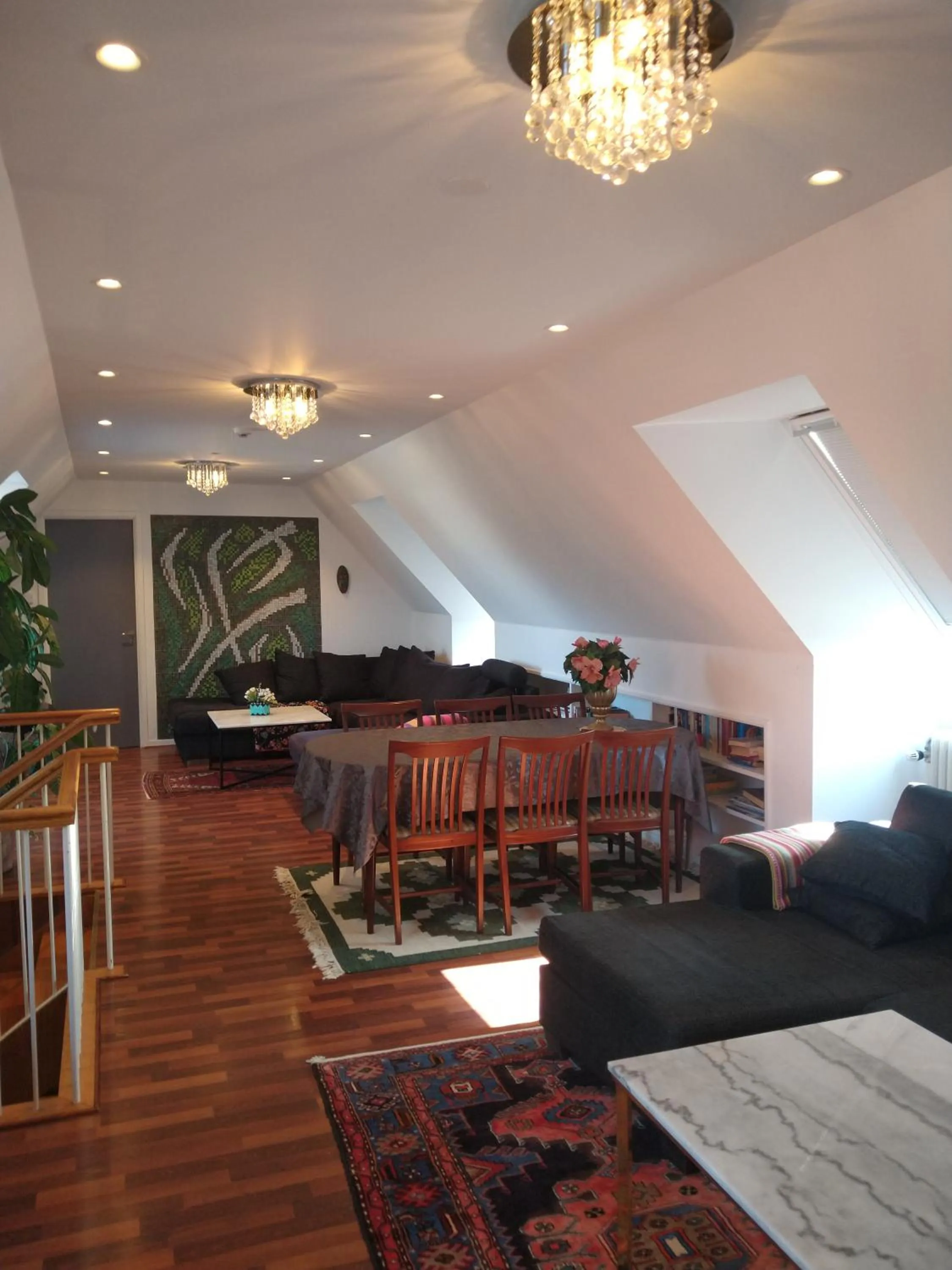 Living room in Villa Signedal Hostel