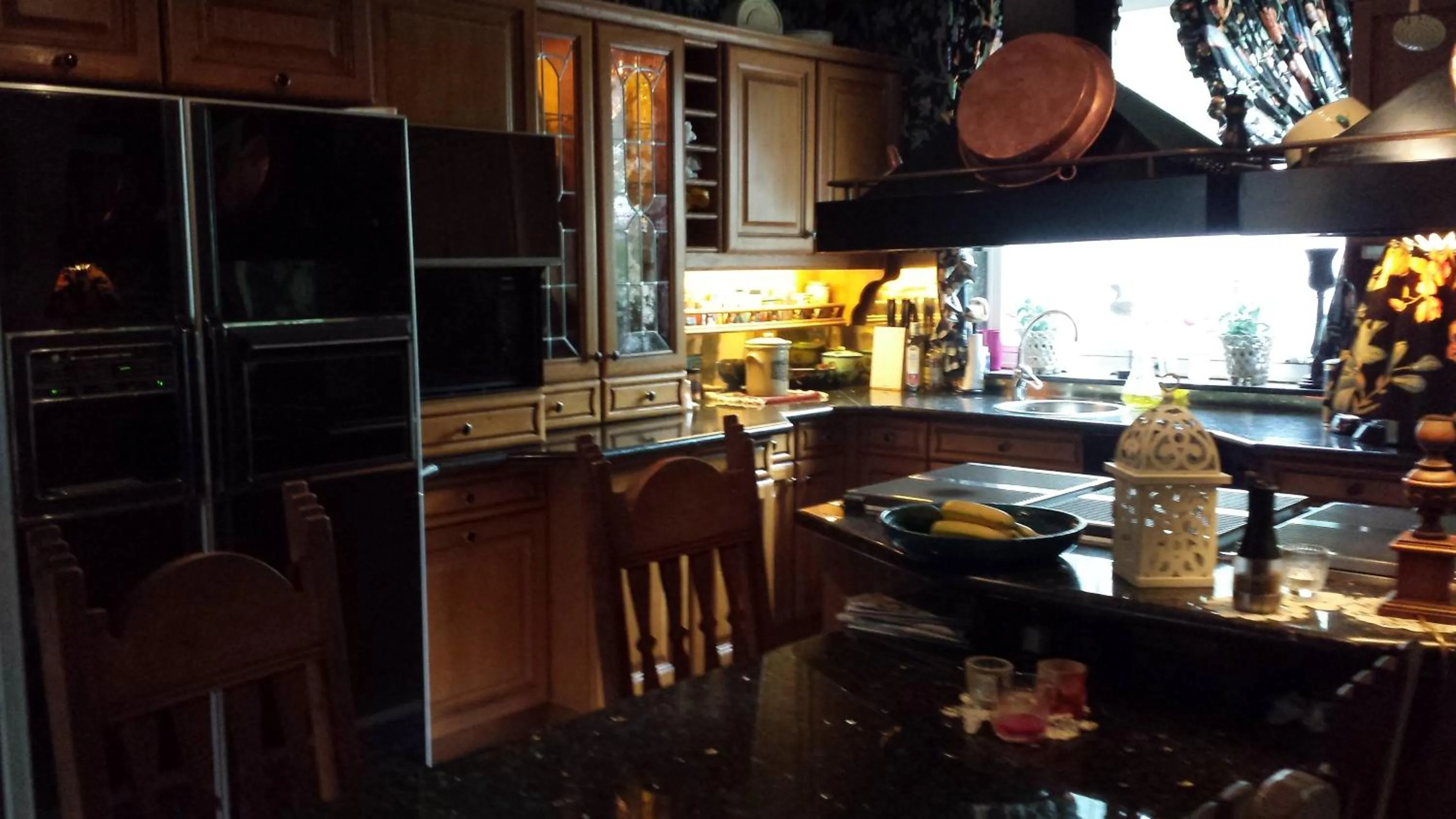 Kitchen or kitchenette in Villa Signedal Hostel