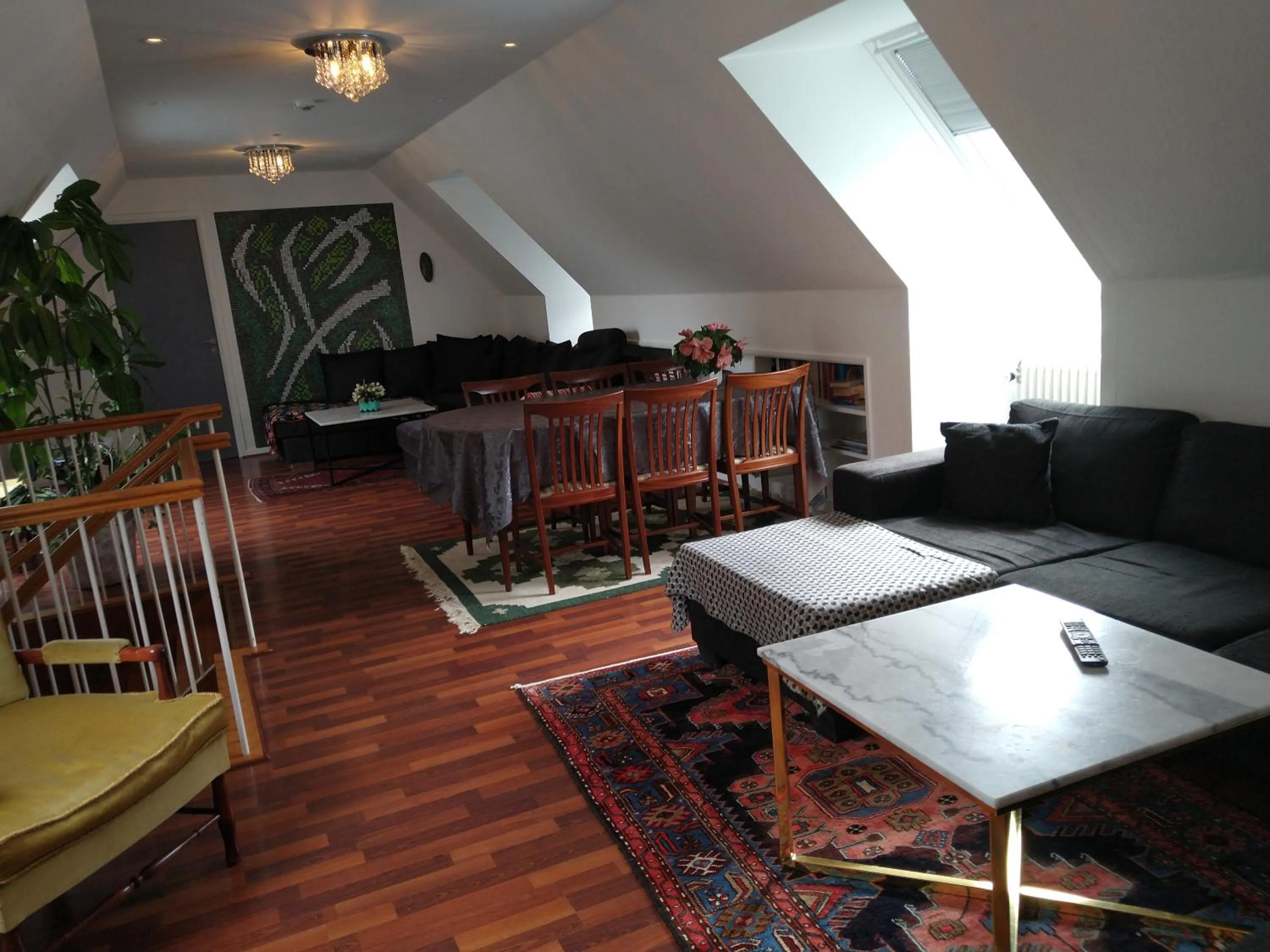 Living room in Villa Signedal Hostel