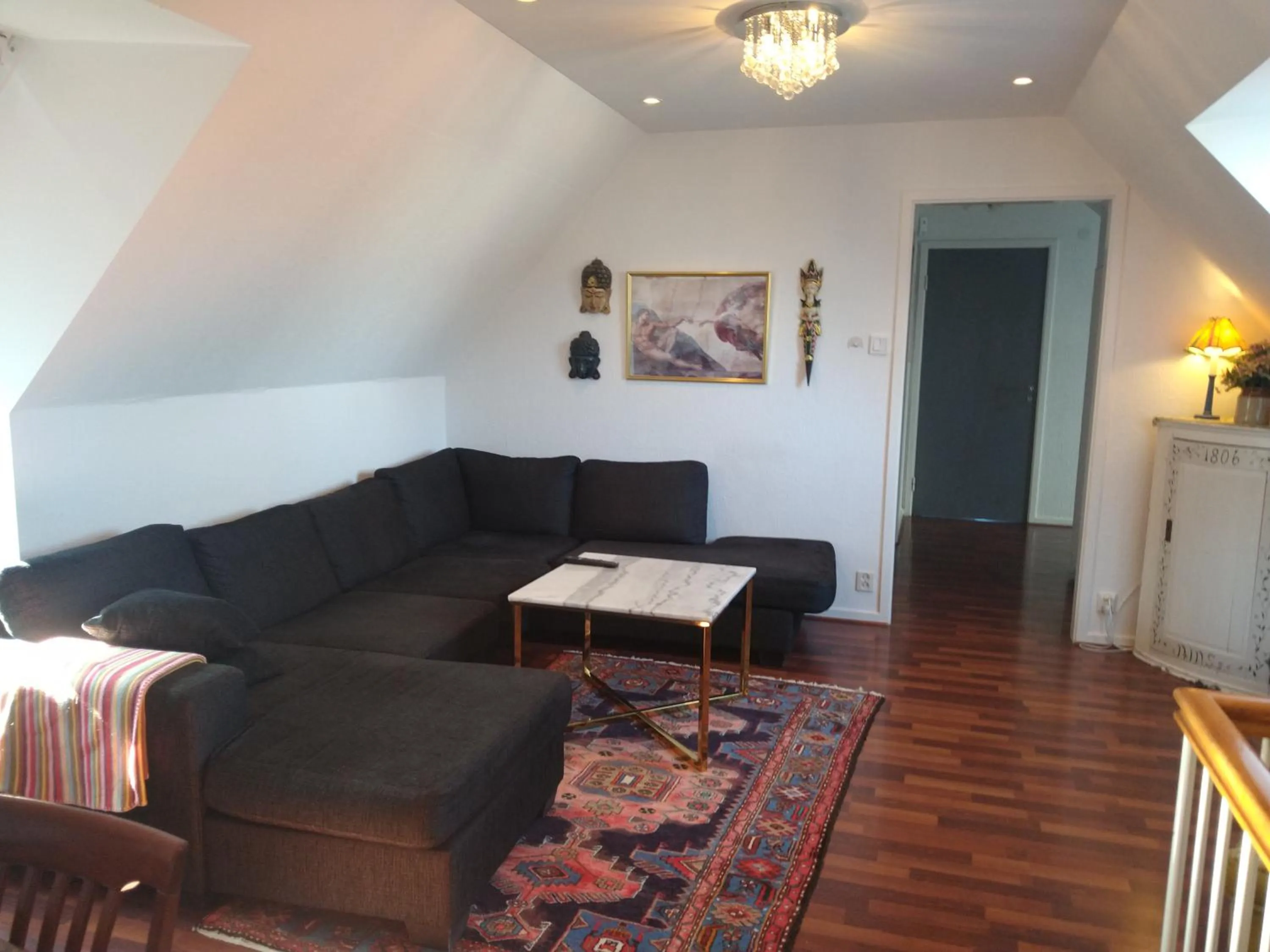 Living room in Villa Signedal Hostel