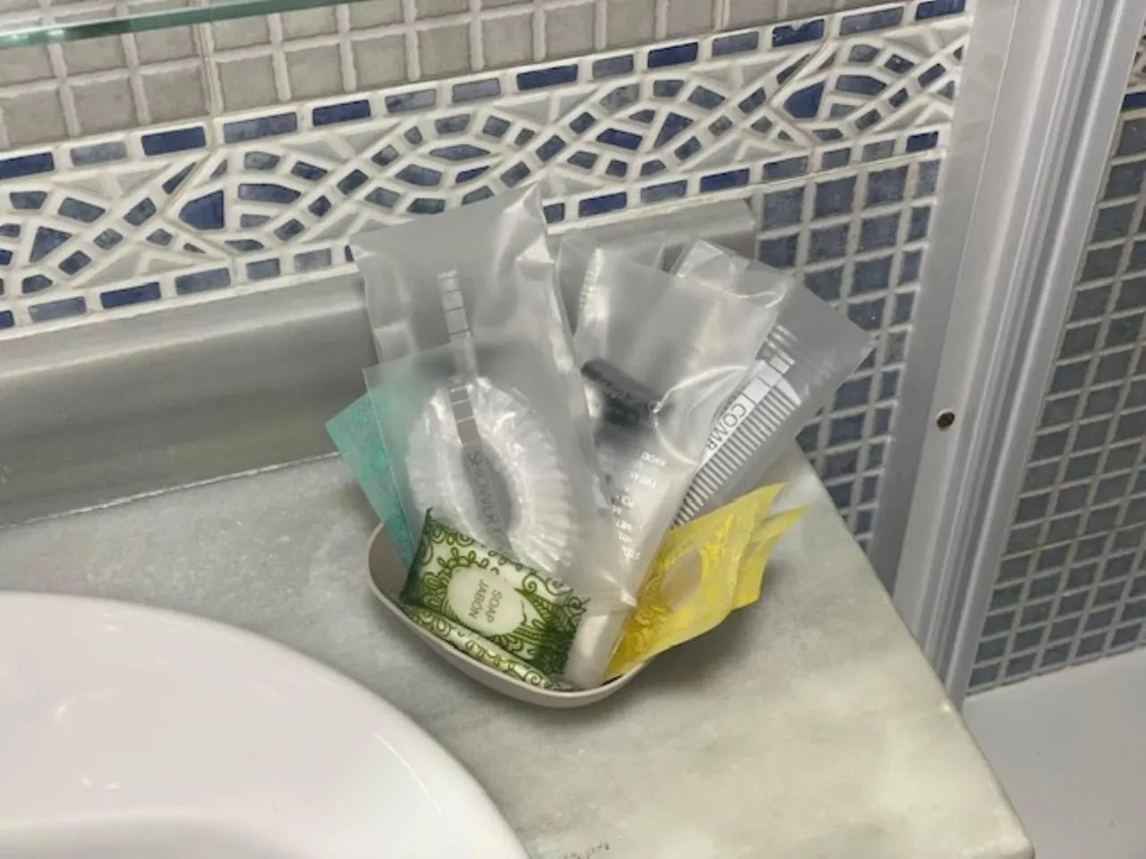 Decorative detail in Hotel Anfora