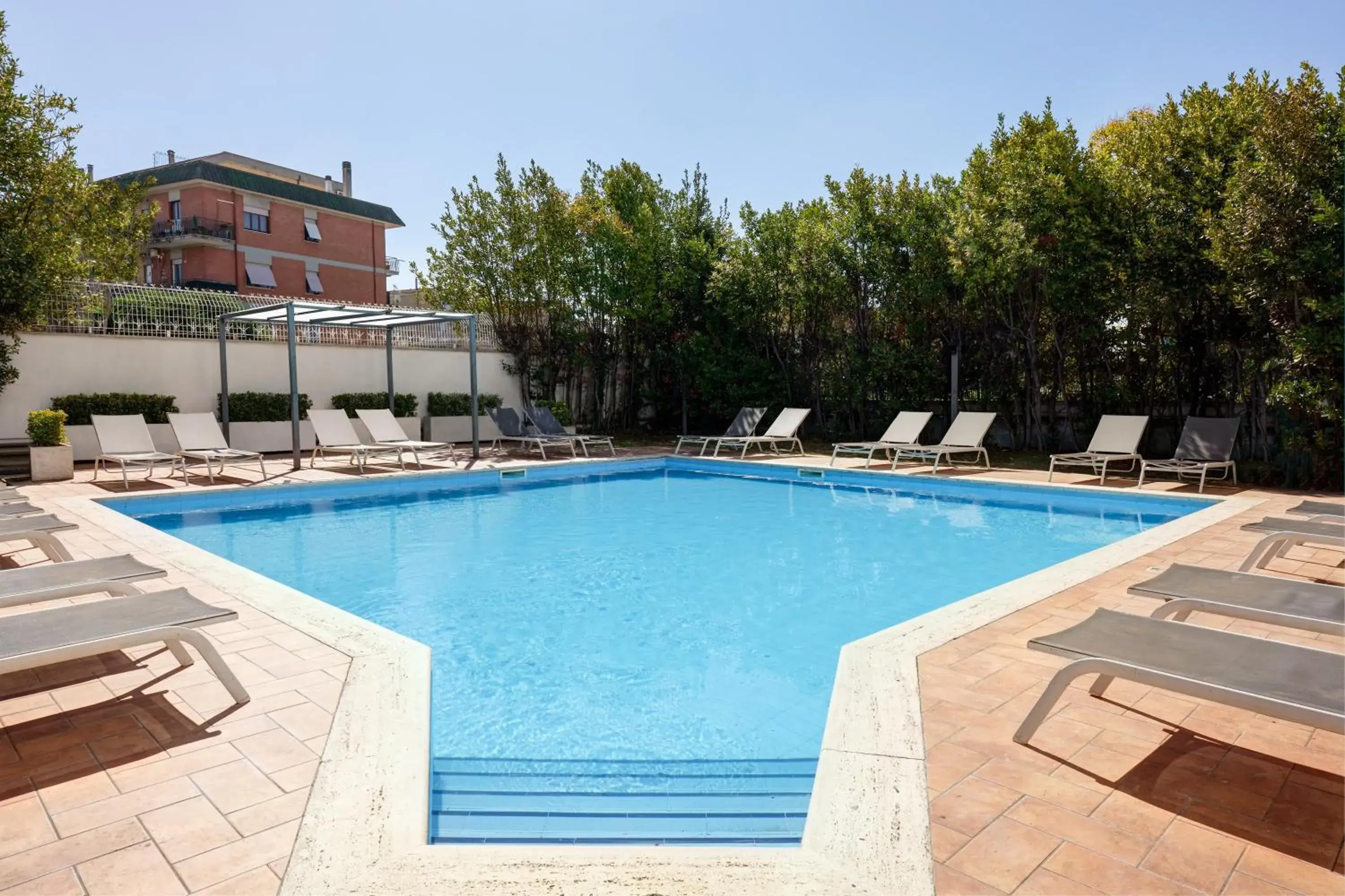 Swimming pool in Hotel Roma Tor Vergata Swimming pool in Hotel Roma Tor Vergata