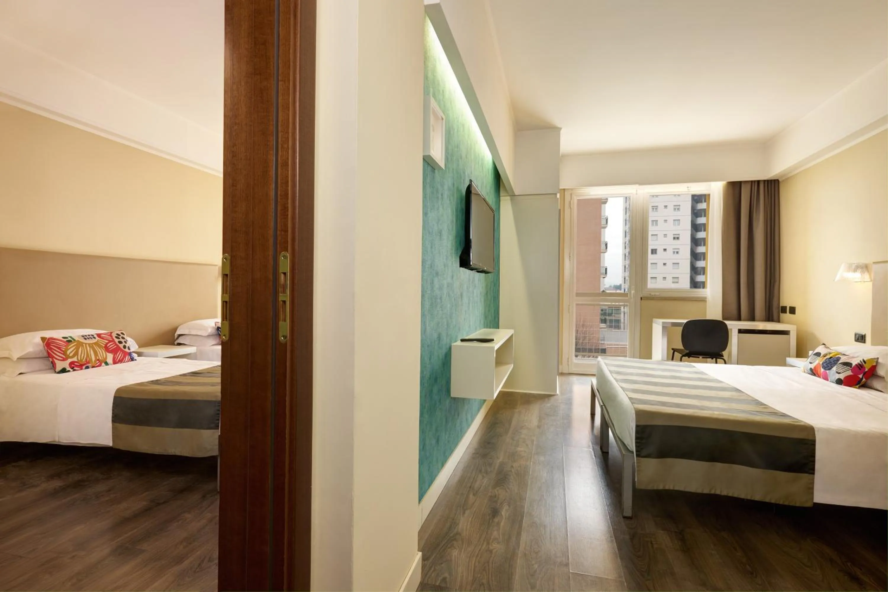 Photo of the whole room, Bed in Hotel Roma Tor Vergata