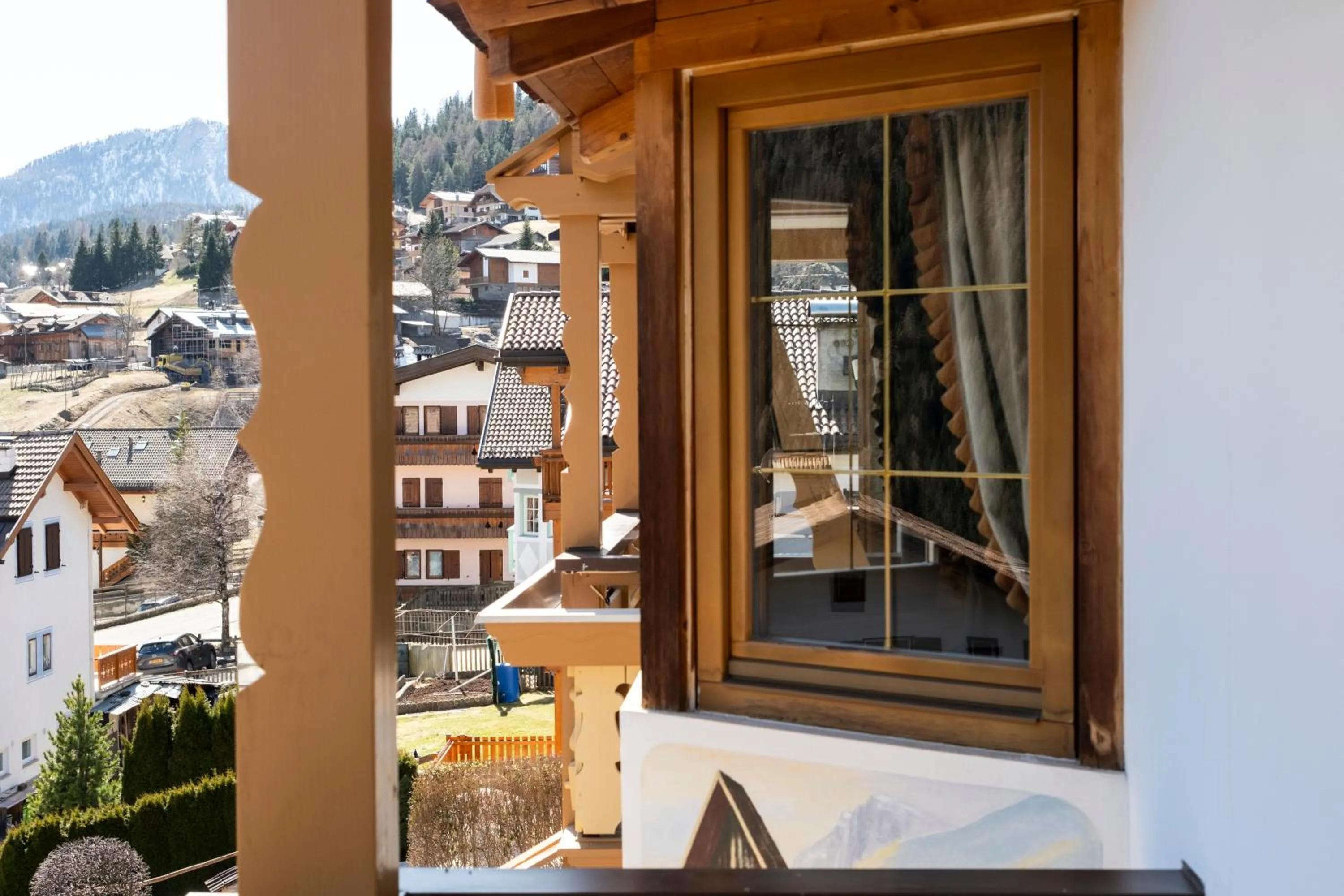 View (from property/room) in Berg Hotel Latemar Spitze