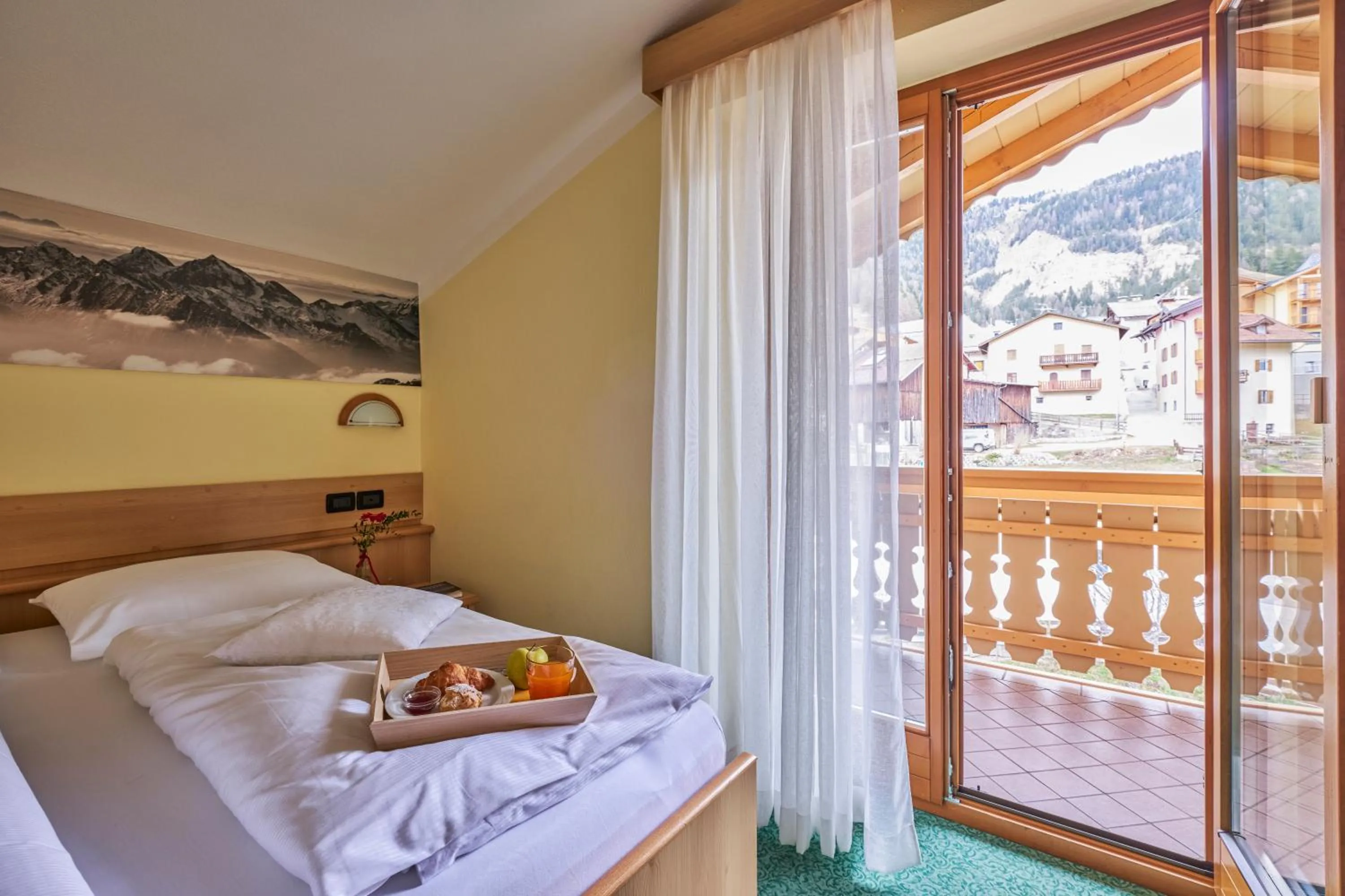 Bed in Berg Hotel Latemar Spitze