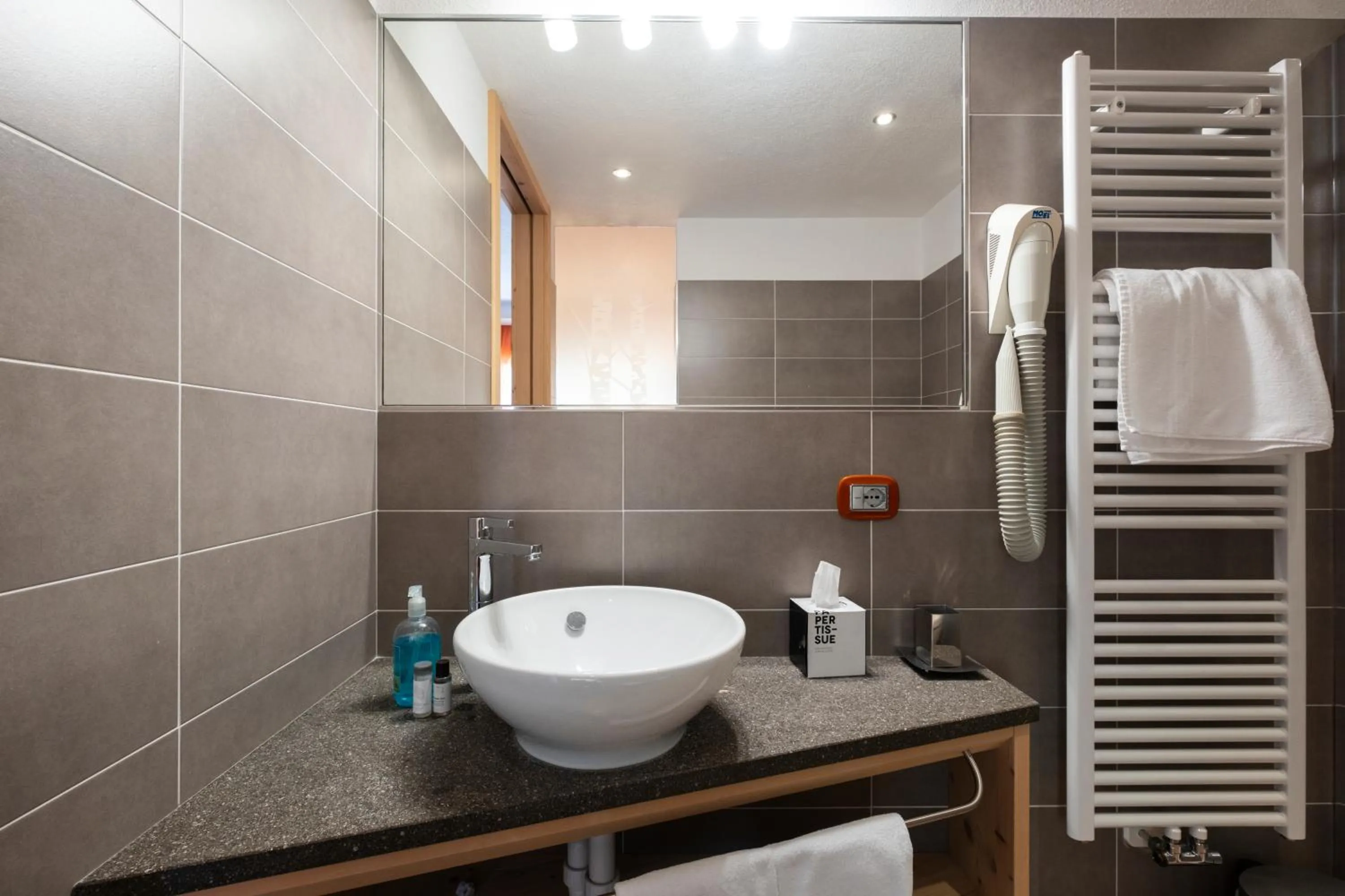 Bathroom in Berg Hotel Latemar Spitze