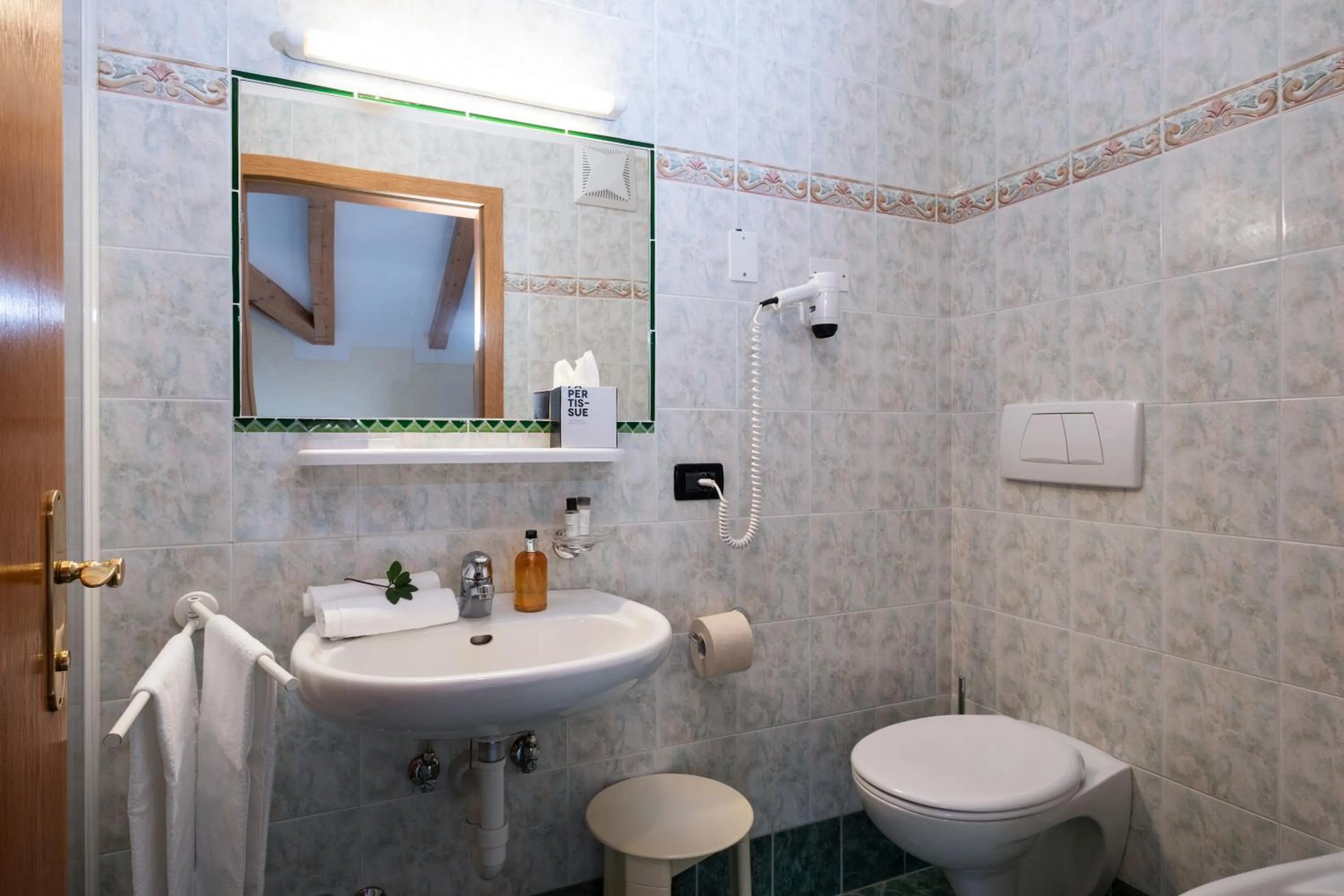 Bathroom in Berg Hotel Latemar Spitze