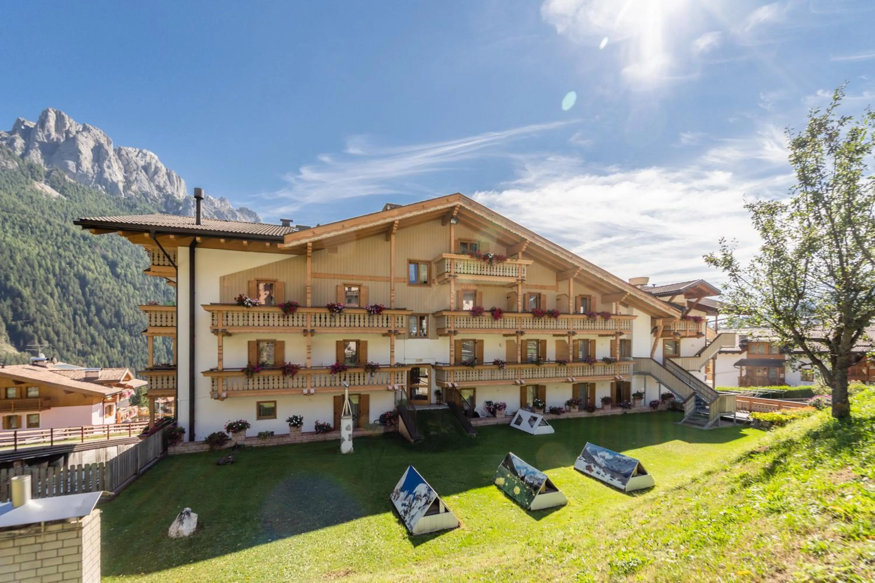 Property building in Berg Hotel Latemar Spitze