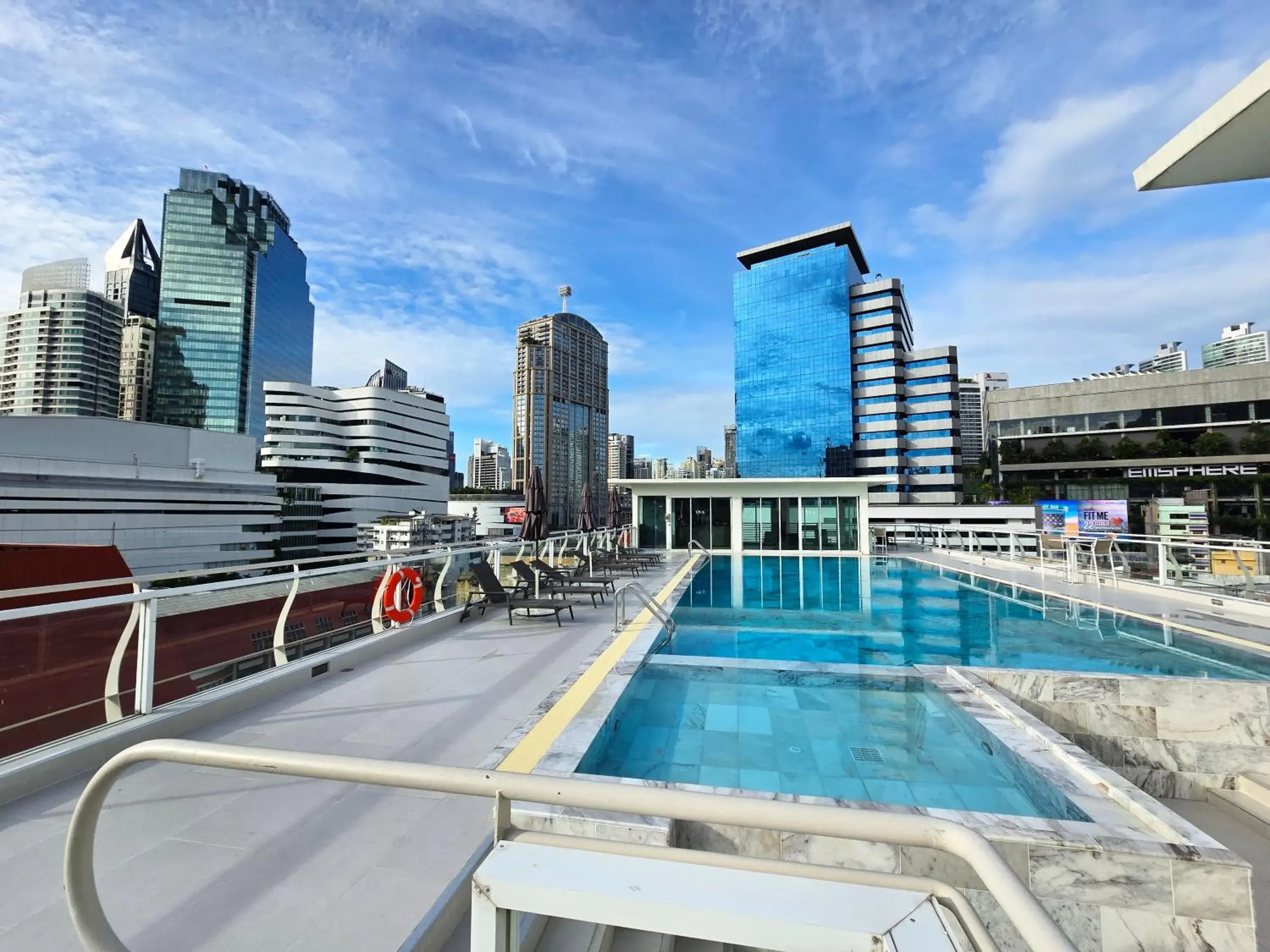Swimming pool in The Bless Hotel and Residence Swimming pool in The Bless Hotel and Residence