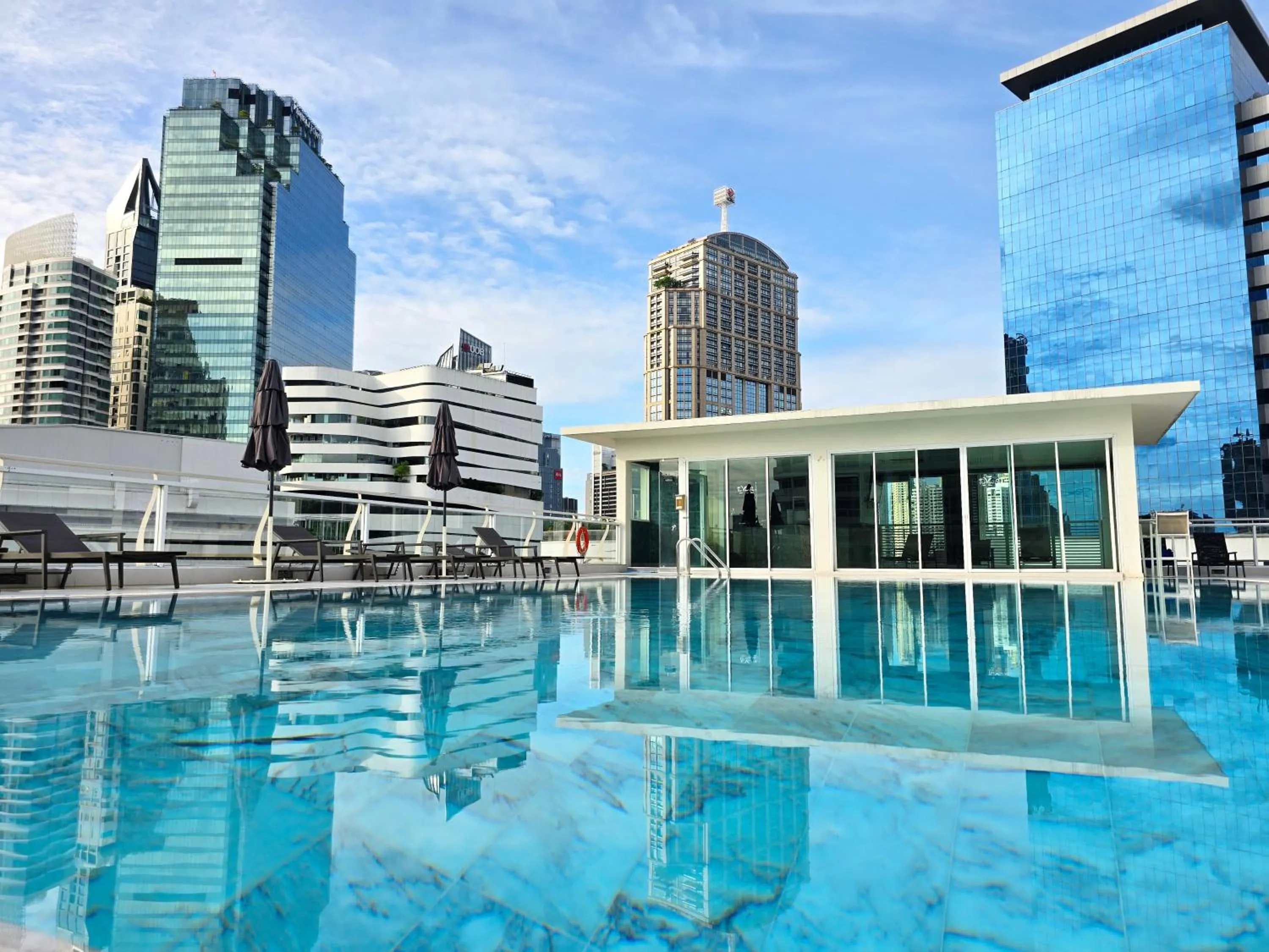 Swimming pool in The Bless Hotel and Residence