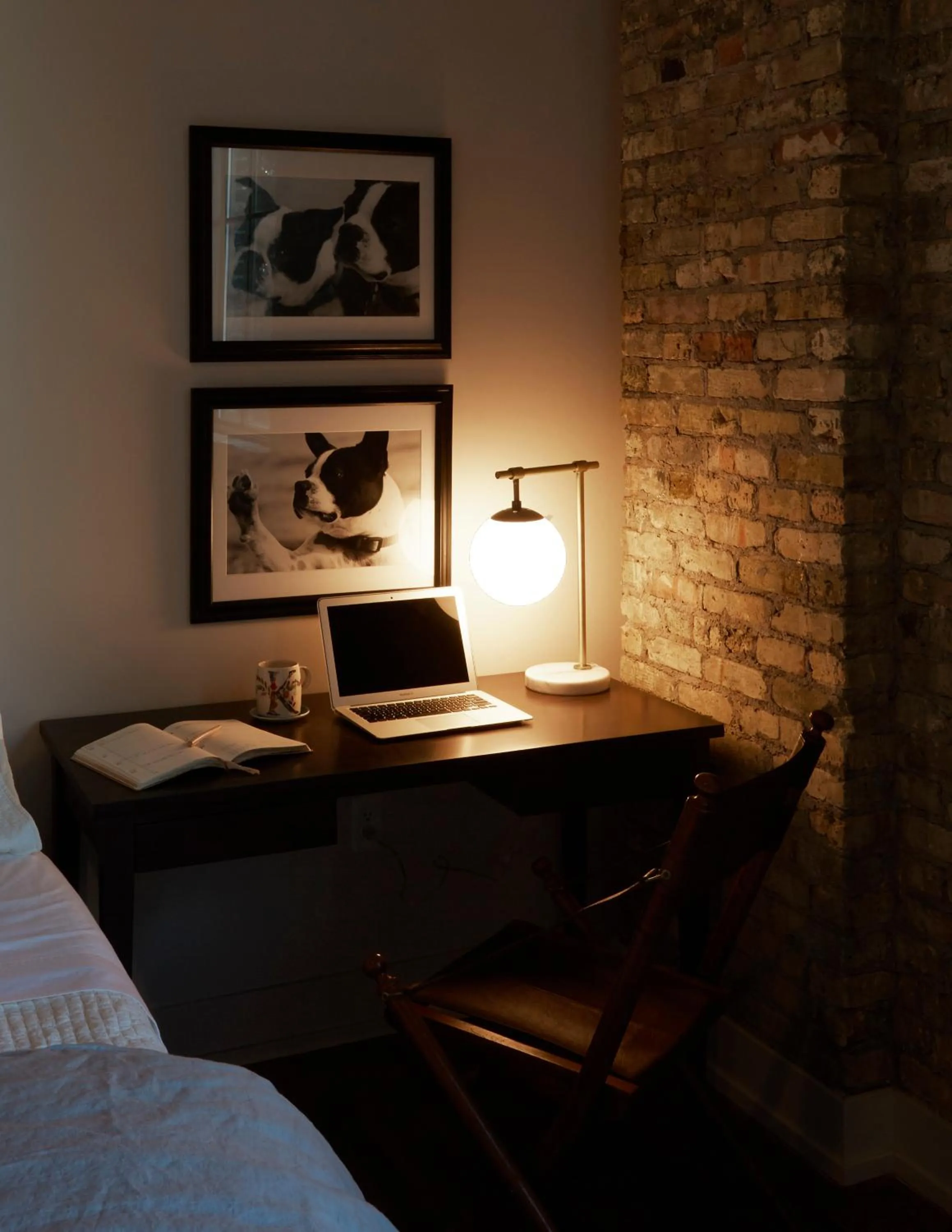 Seating area, Bed in Kinn Guesthouse Bay View