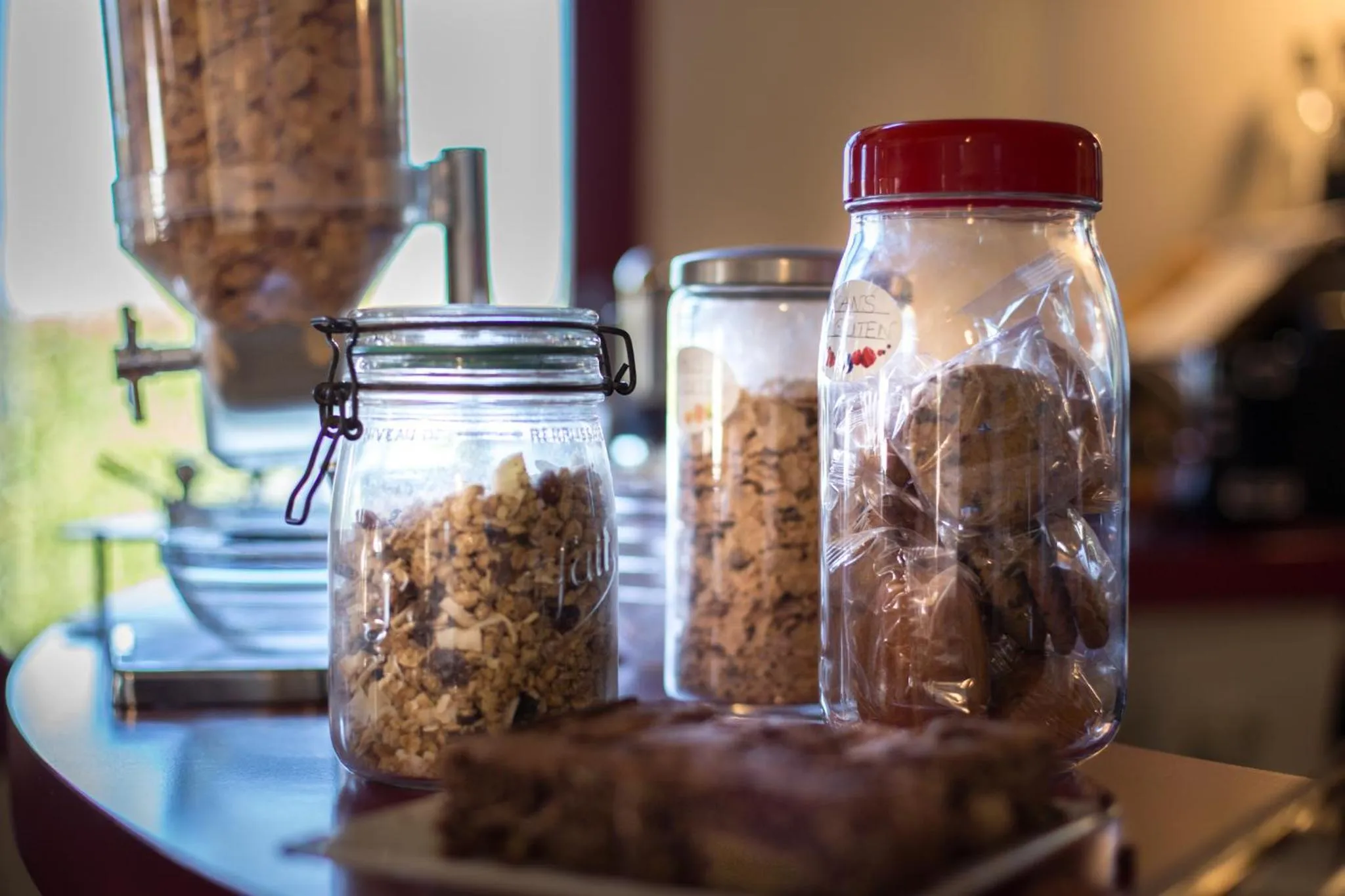 Continental breakfast in Logis Hotel Le Nuage