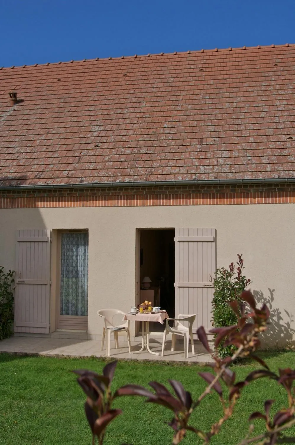 Balcony/Terrace in Logis Hotel Le Nuage