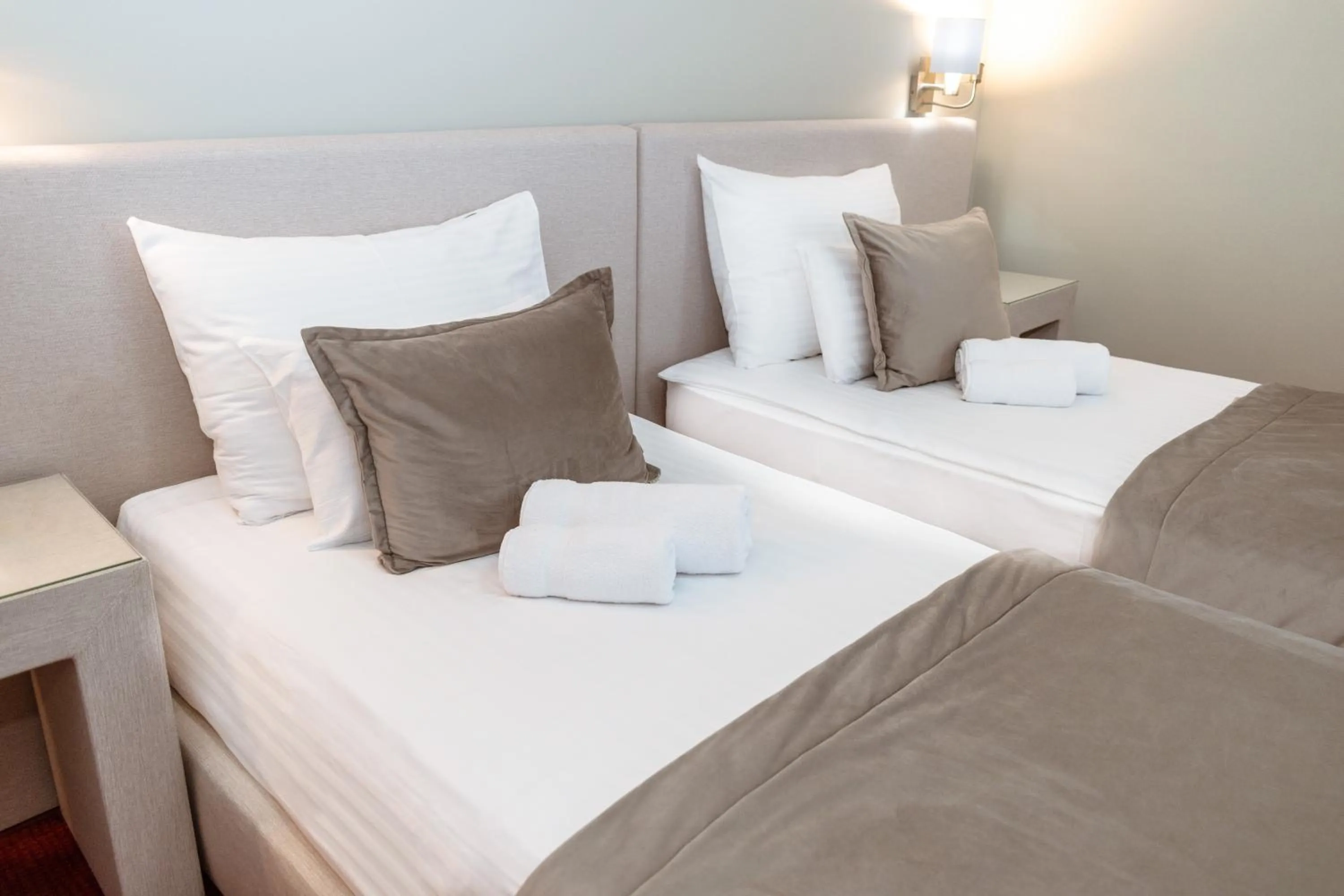 Bed in Zepter Hotel Vrnjacka Banja, member of Zepter Hotels