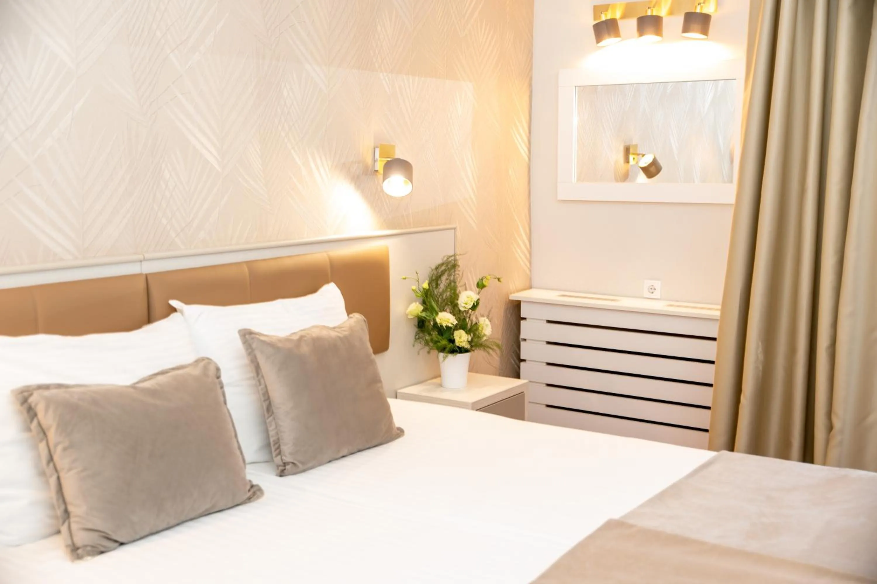 Bed in Zepter Hotel Vrnjacka Banja, member of Zepter Hotels