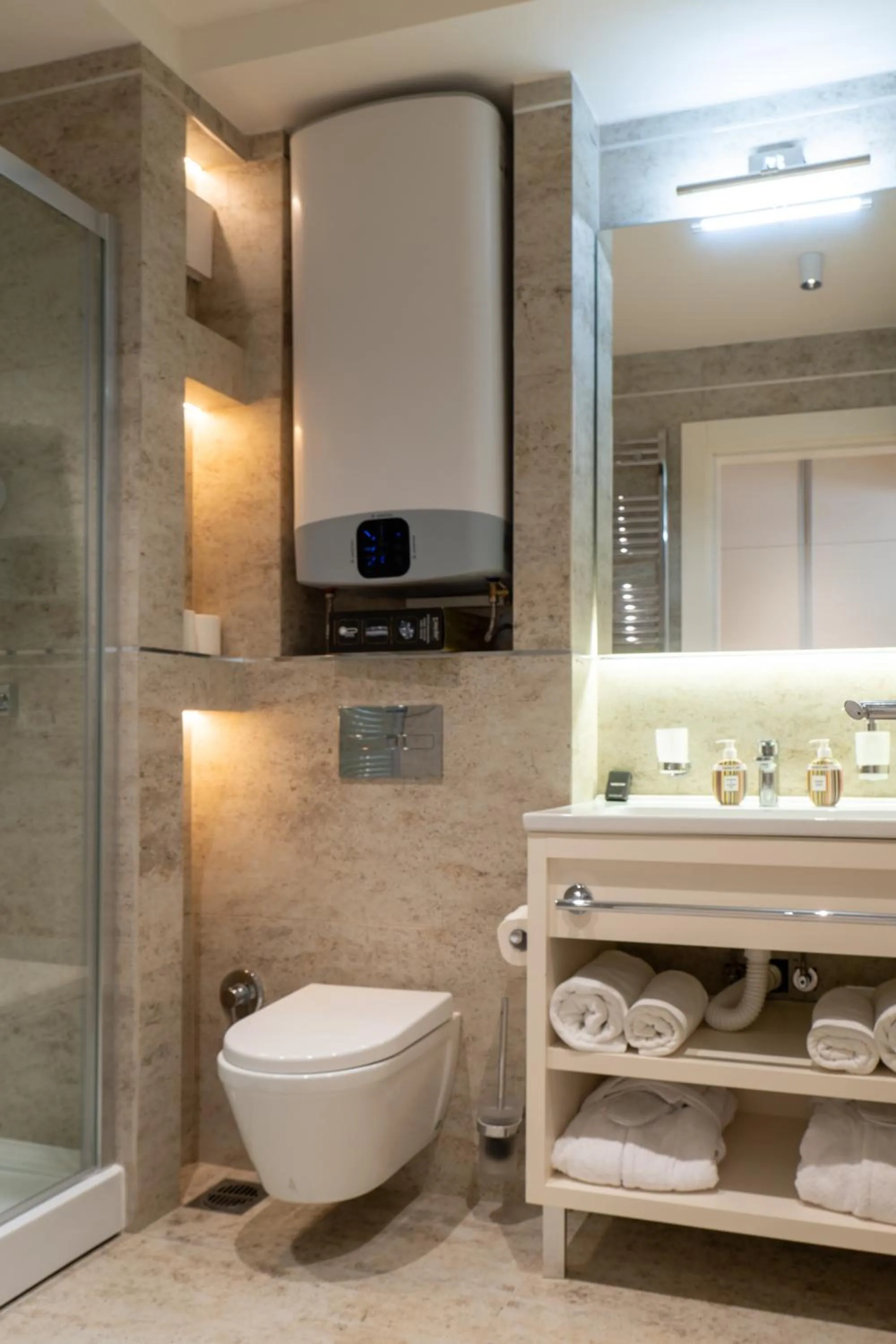 Shower in Zepter Spa Wellness Hotel & Zepterme member of Zepter Hotels