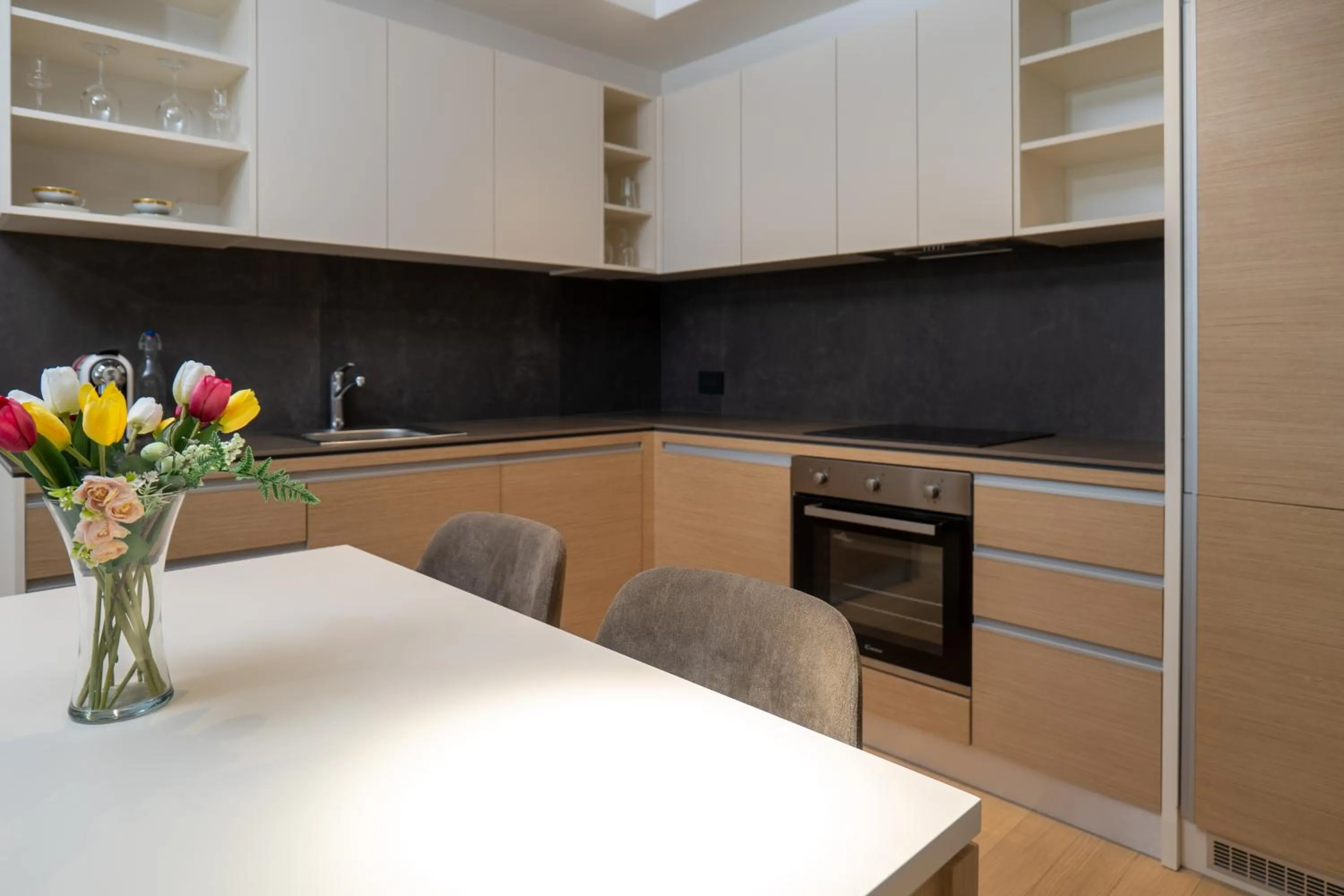 Kitchen or kitchenette in Zepter Hotel Vrnjacka Banja, member of Zepter Hotels