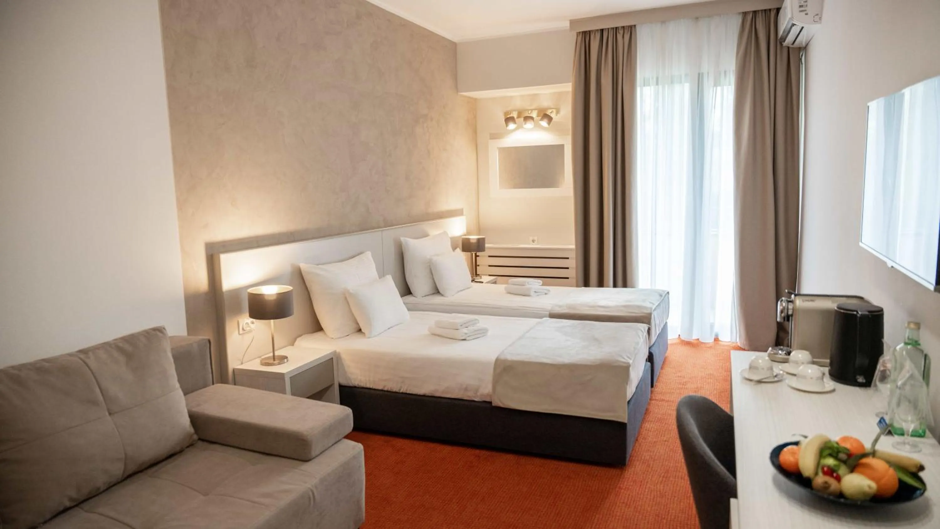 Bed in Zepter Hotel Vrnjacka Banja, member of Zepter Hotels