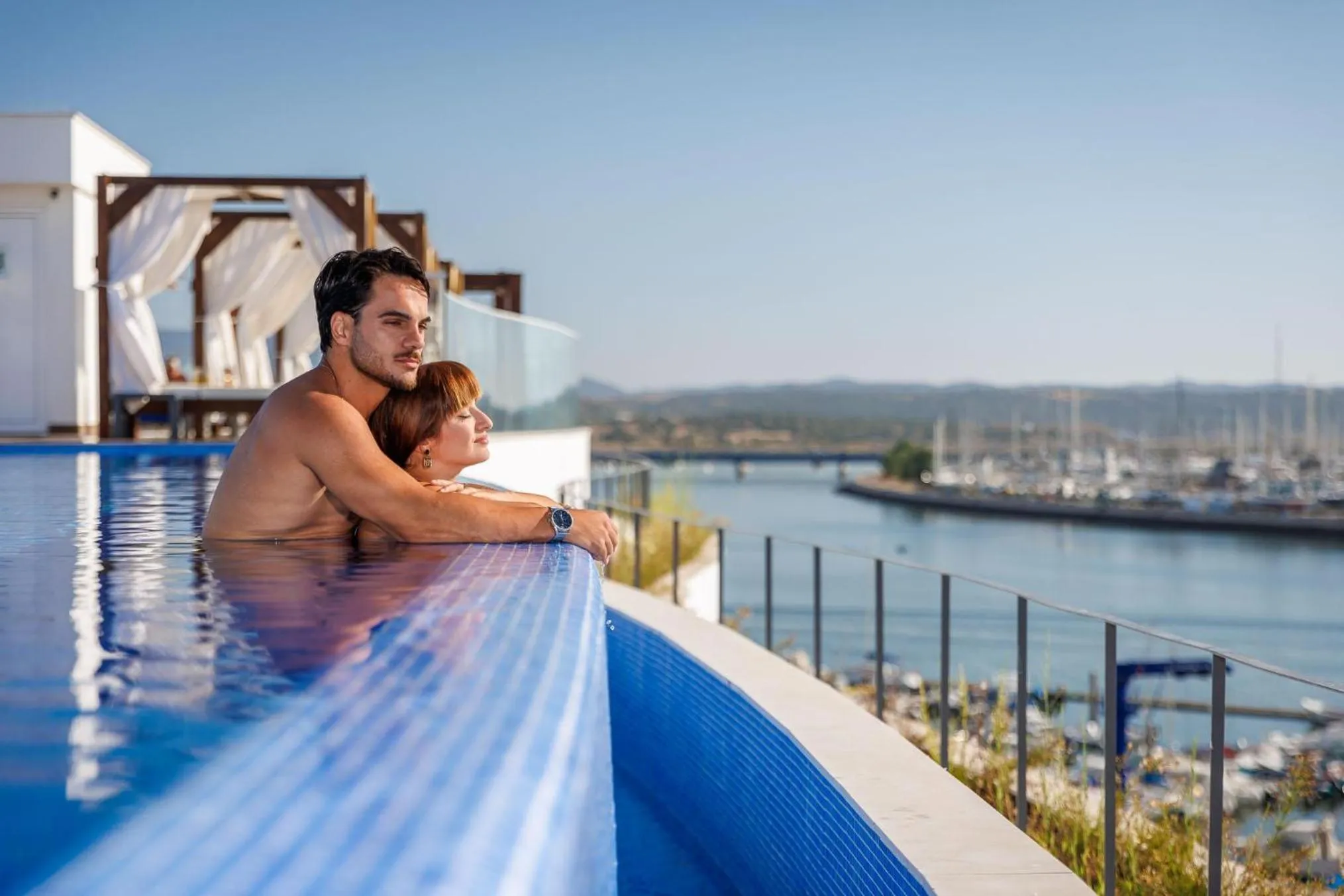 Swimming pool in Jupiter Marina Hotel - Couples & Spa
