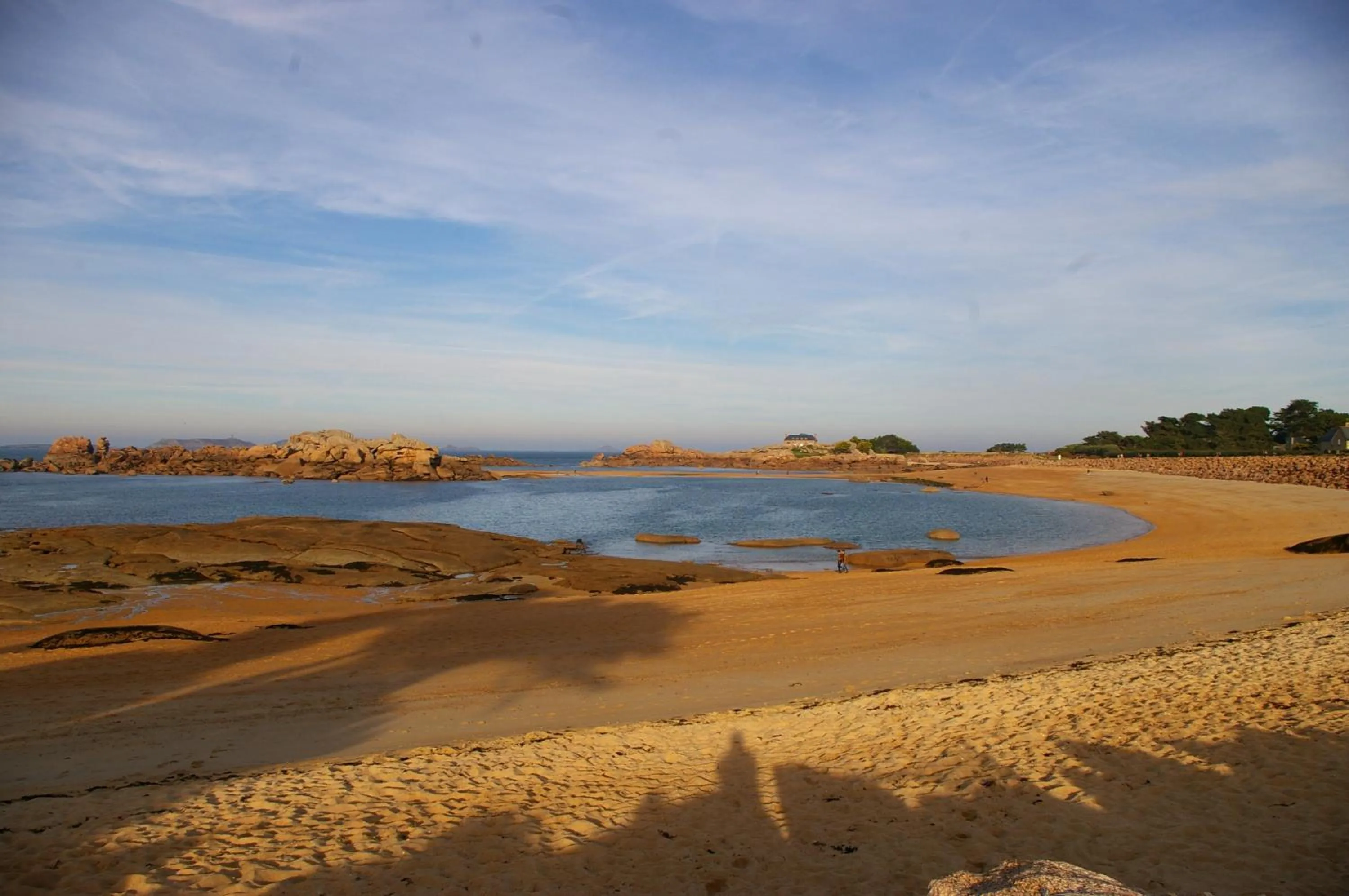 Beach in Le Colombier Bretagne