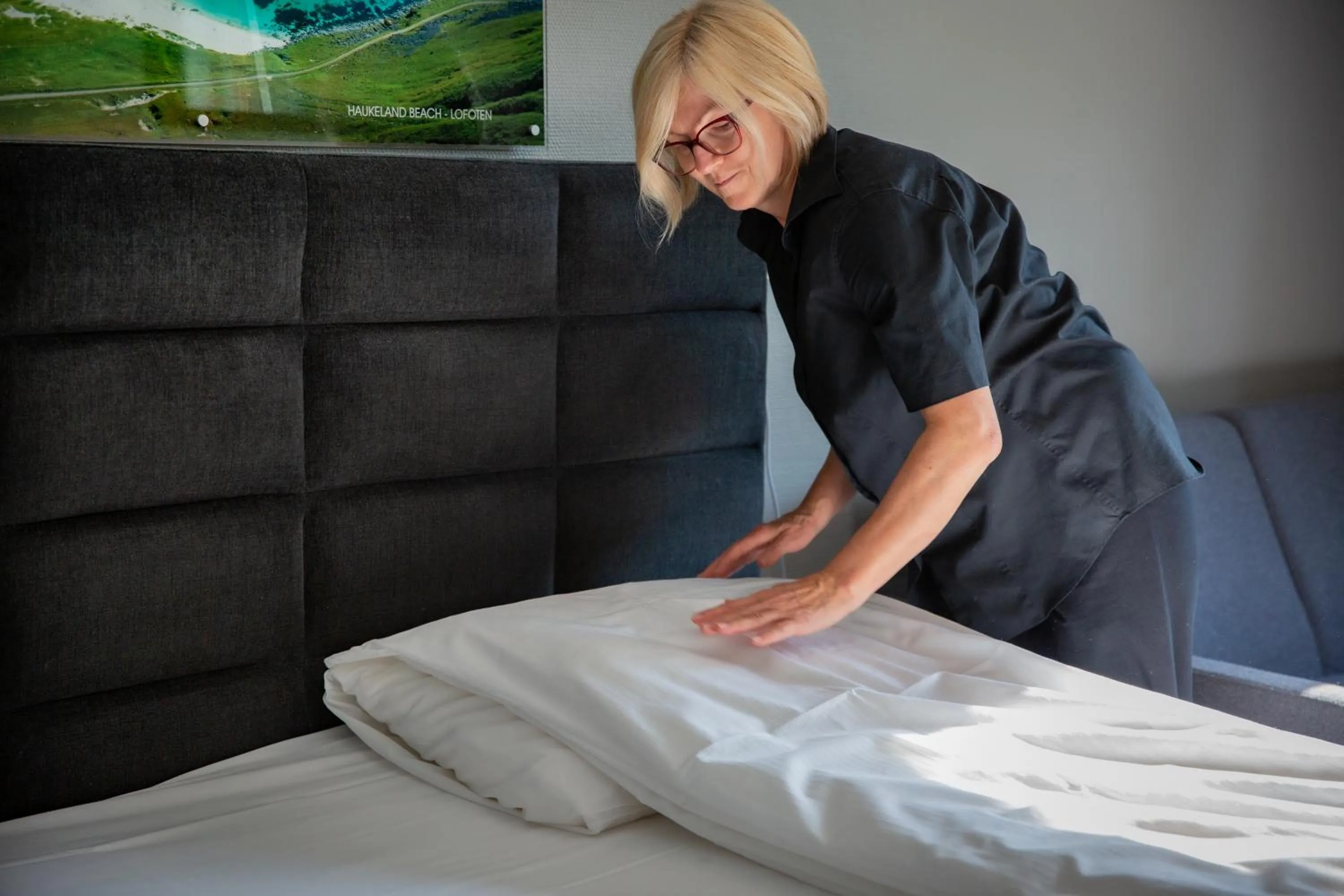 Staff, Bed in Gardermoen Hotel Bed & Breakfast