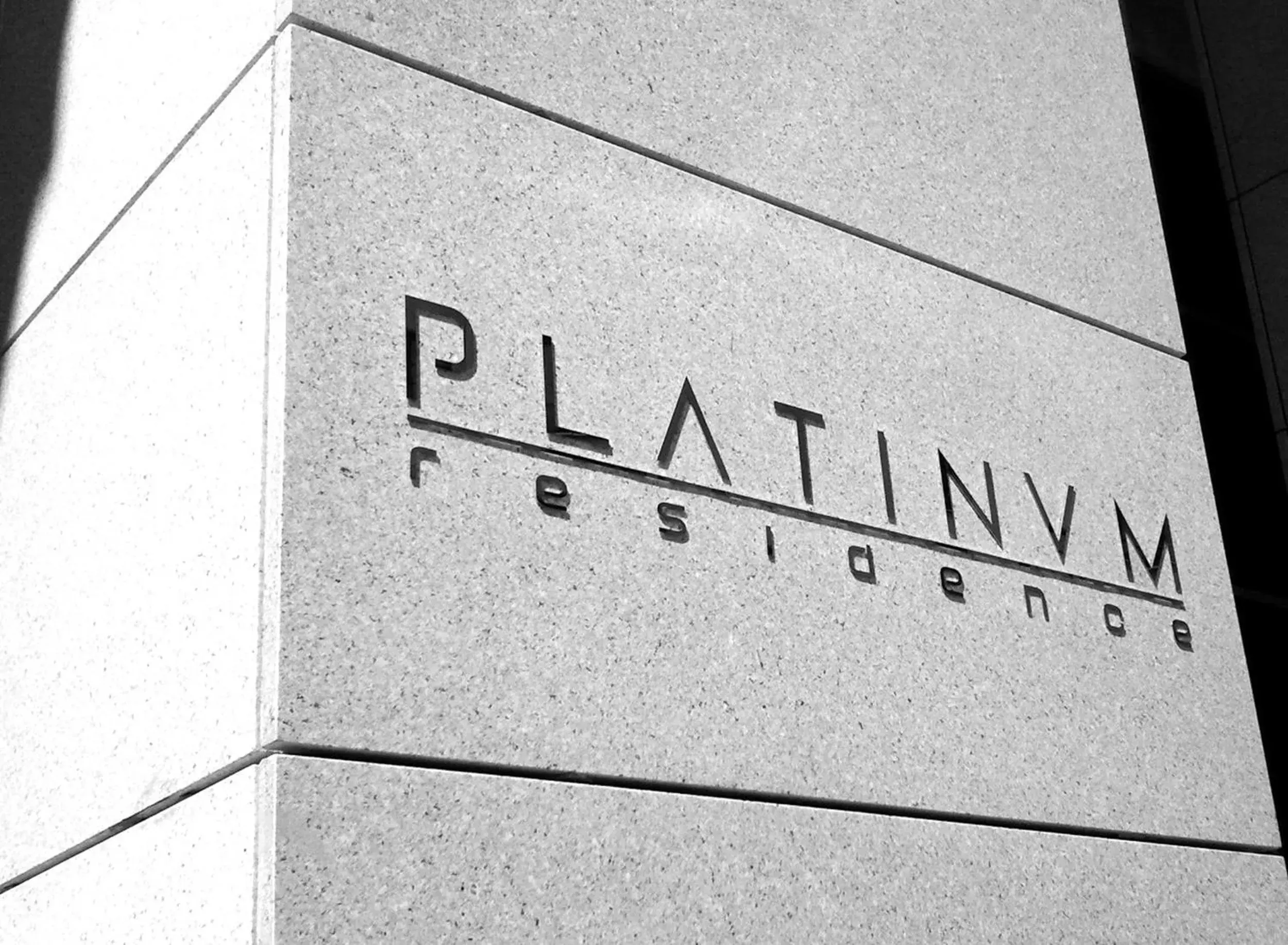 Facade/entrance in Platinum Residence Facade/entrance in Platinum Residence