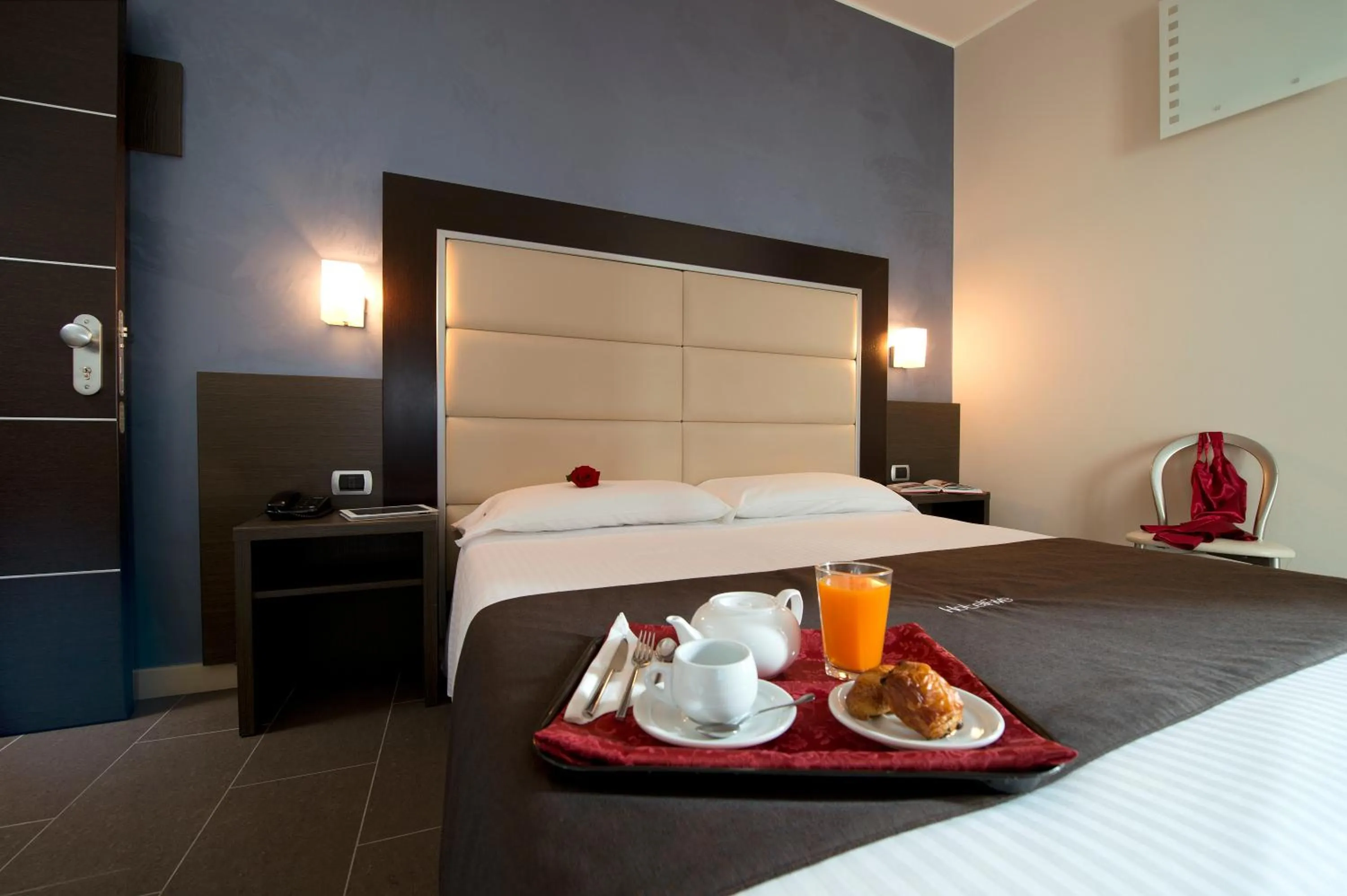 Decorative detail, Bed in Hotel Five