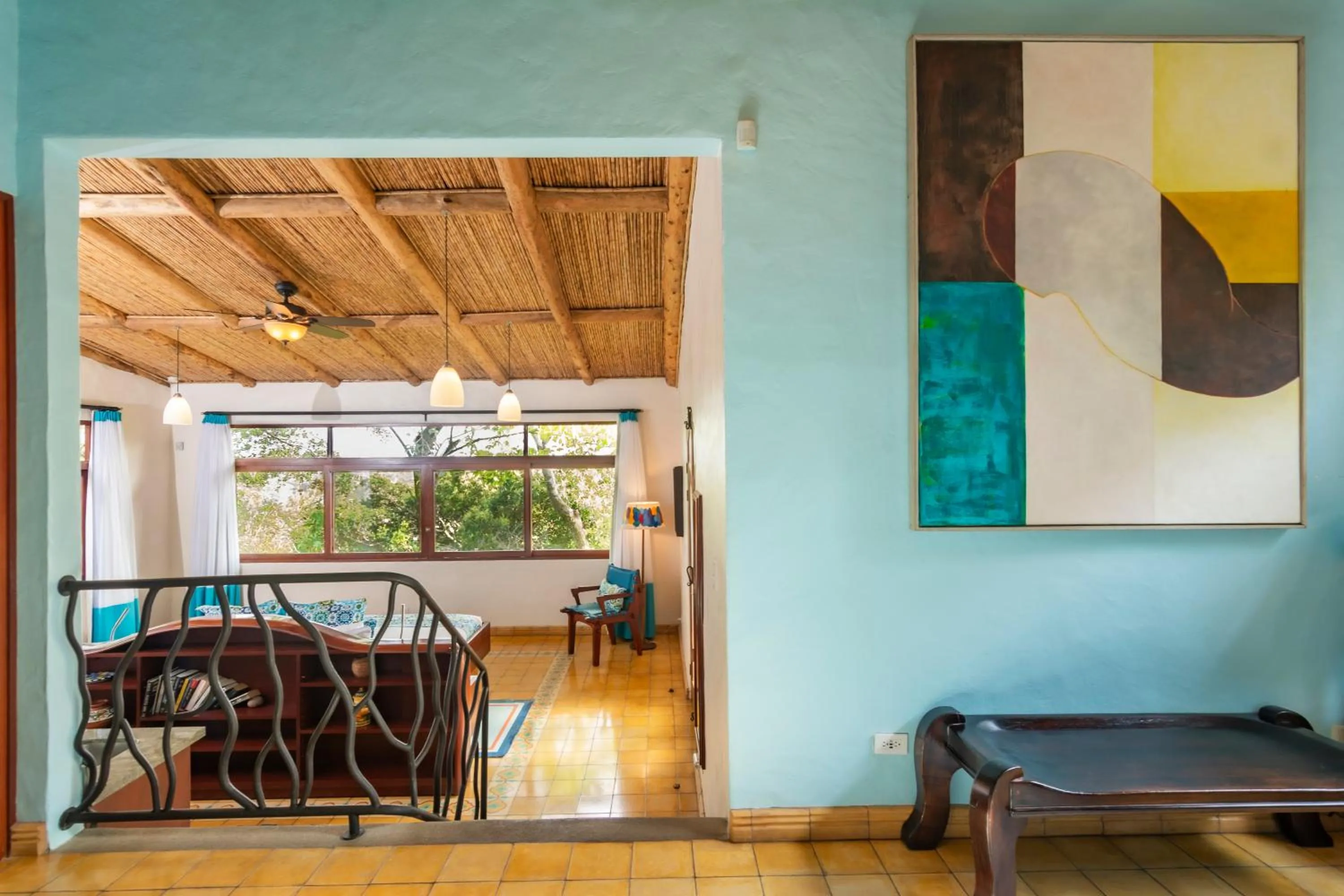 Seating area in Finca Rosa Blanca Coffee Farm and Inn