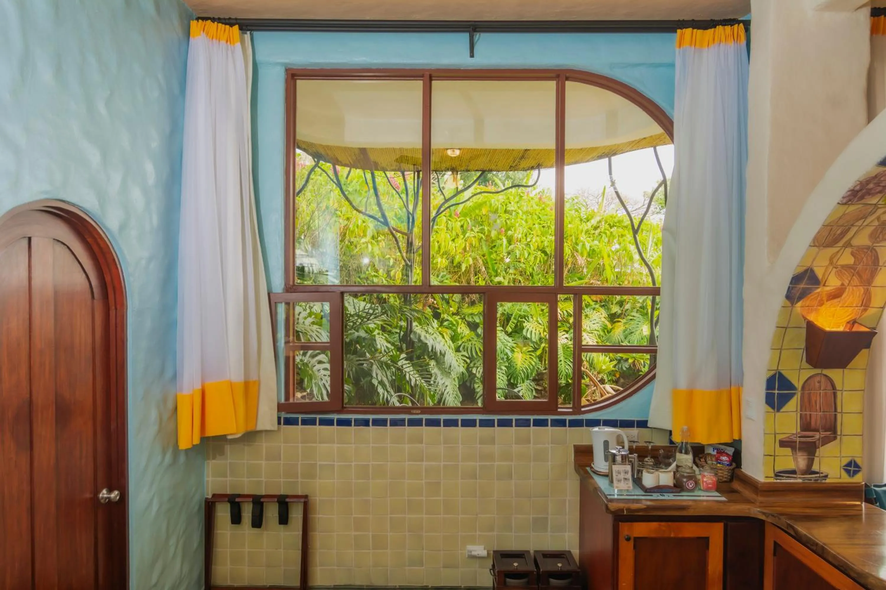 Garden view in Finca Rosa Blanca Coffee Farm and Inn