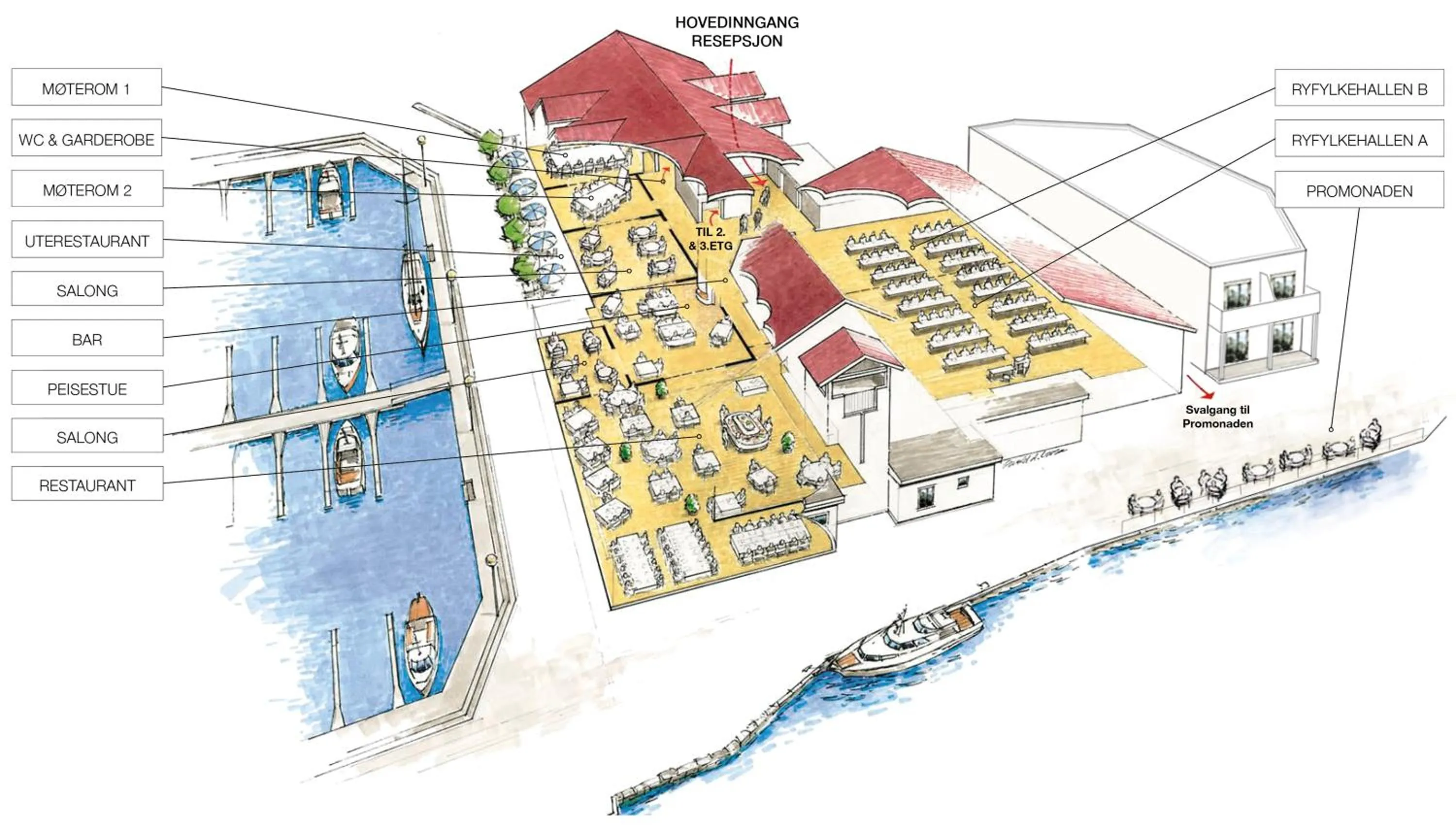 Floor plan in Ryfylke Fjordhotel