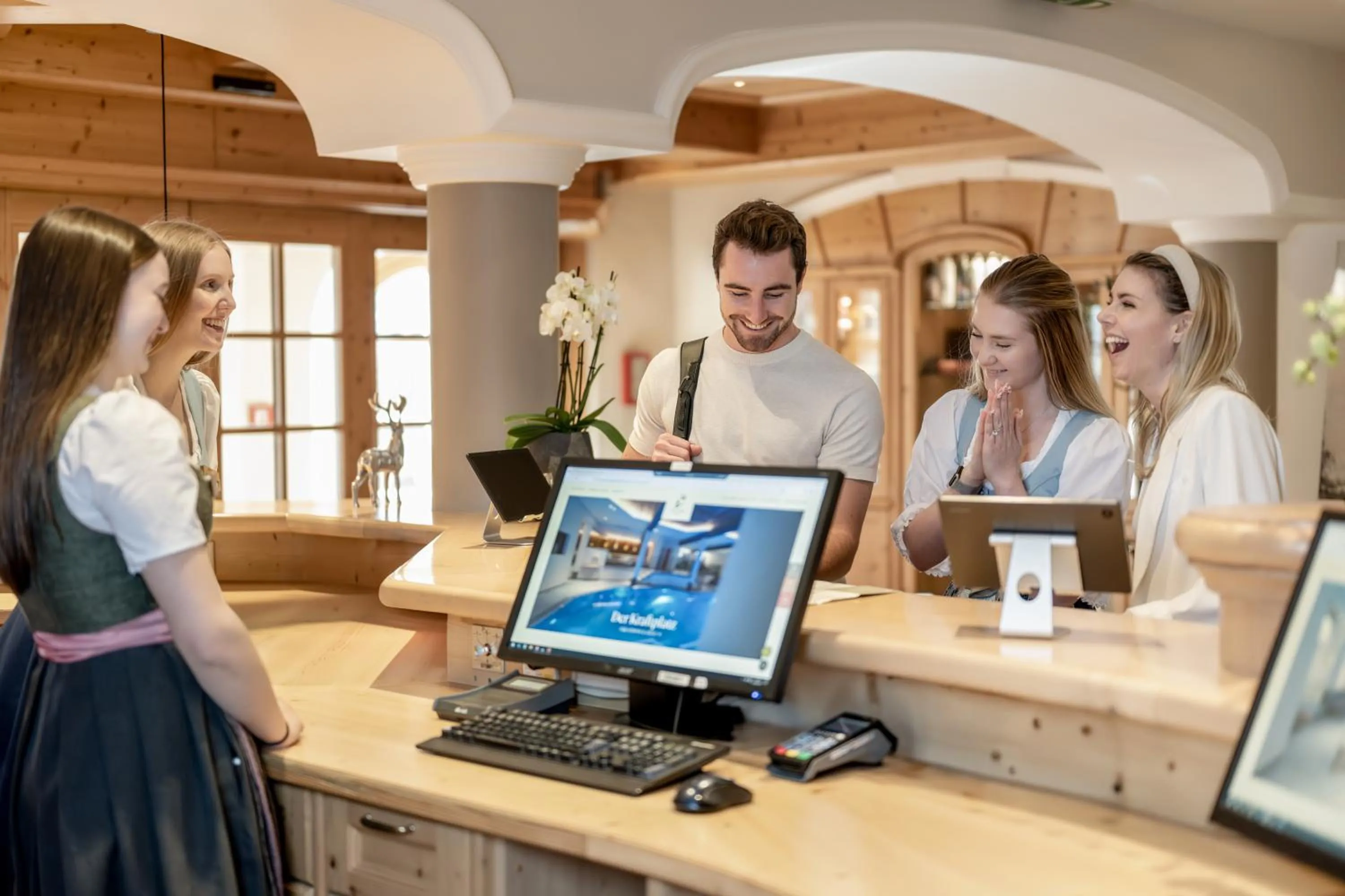 Lobby or reception in Wellnesshotel Eggerwirt