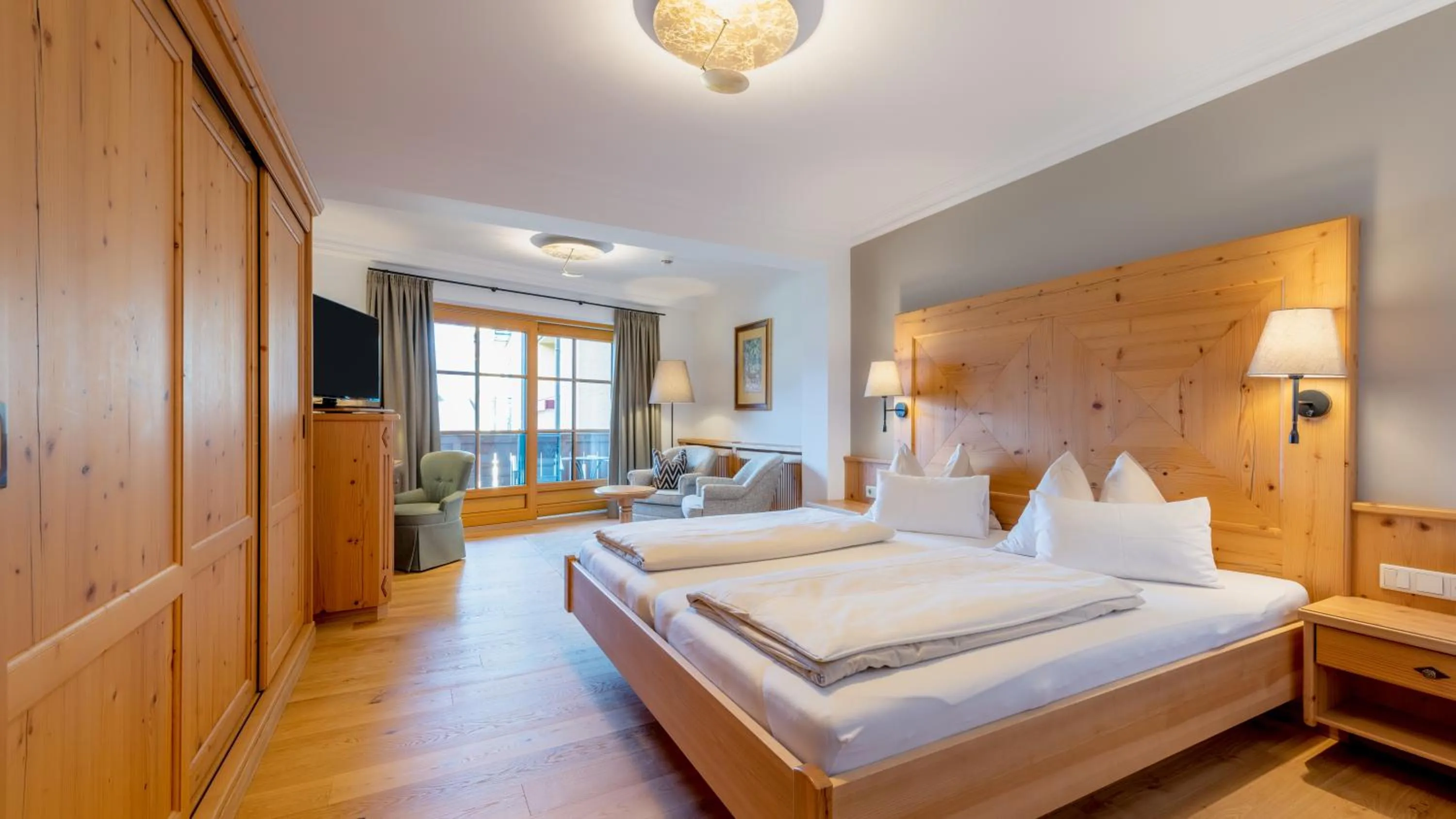 Photo of the whole room, Bed in Wellnesshotel Eggerwirt