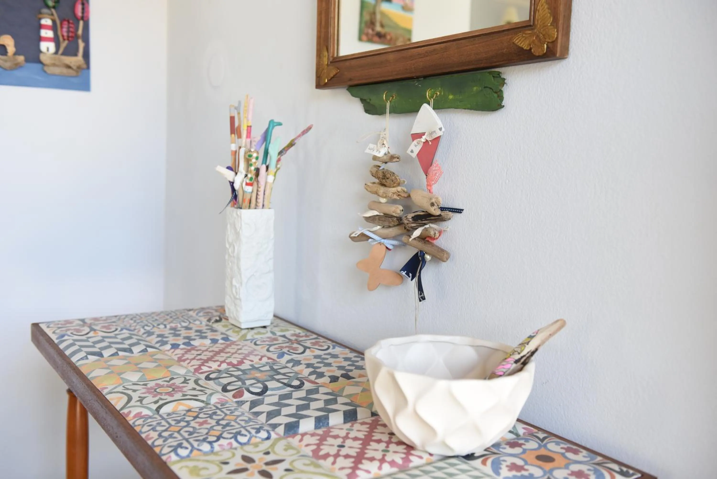 Decorative detail in Dimitris' & Valentina's Home