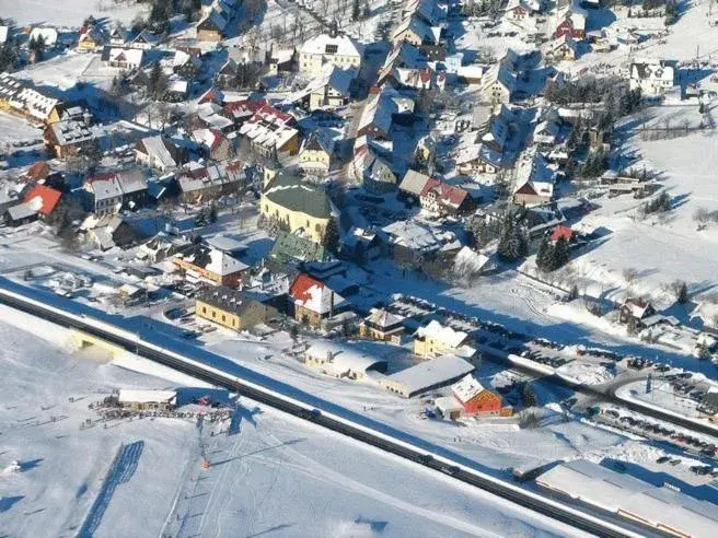 Bird's eye view, Bird's-eye View in Hotel Praha