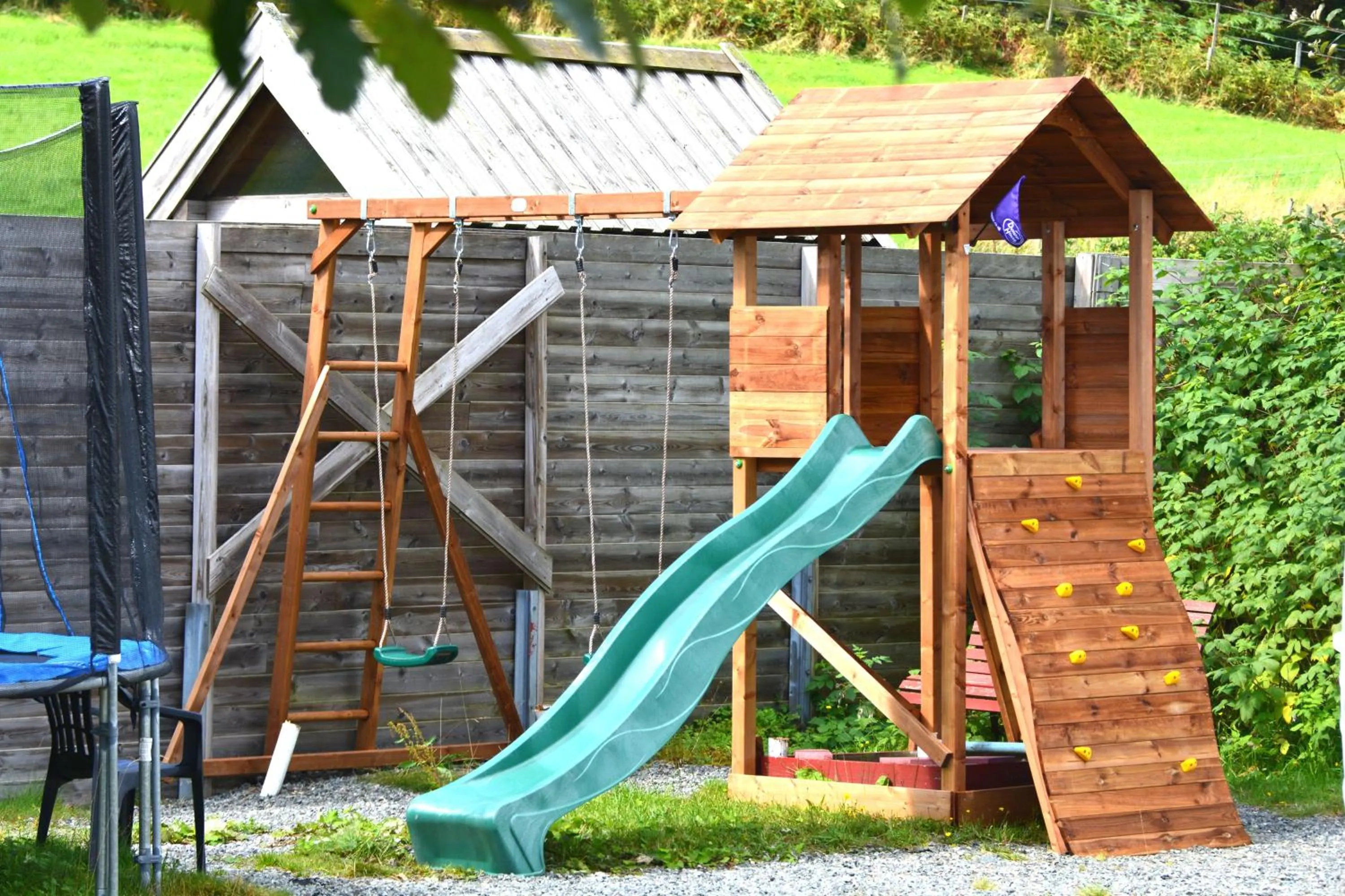 Children play ground in Langenuen Motel & Camping