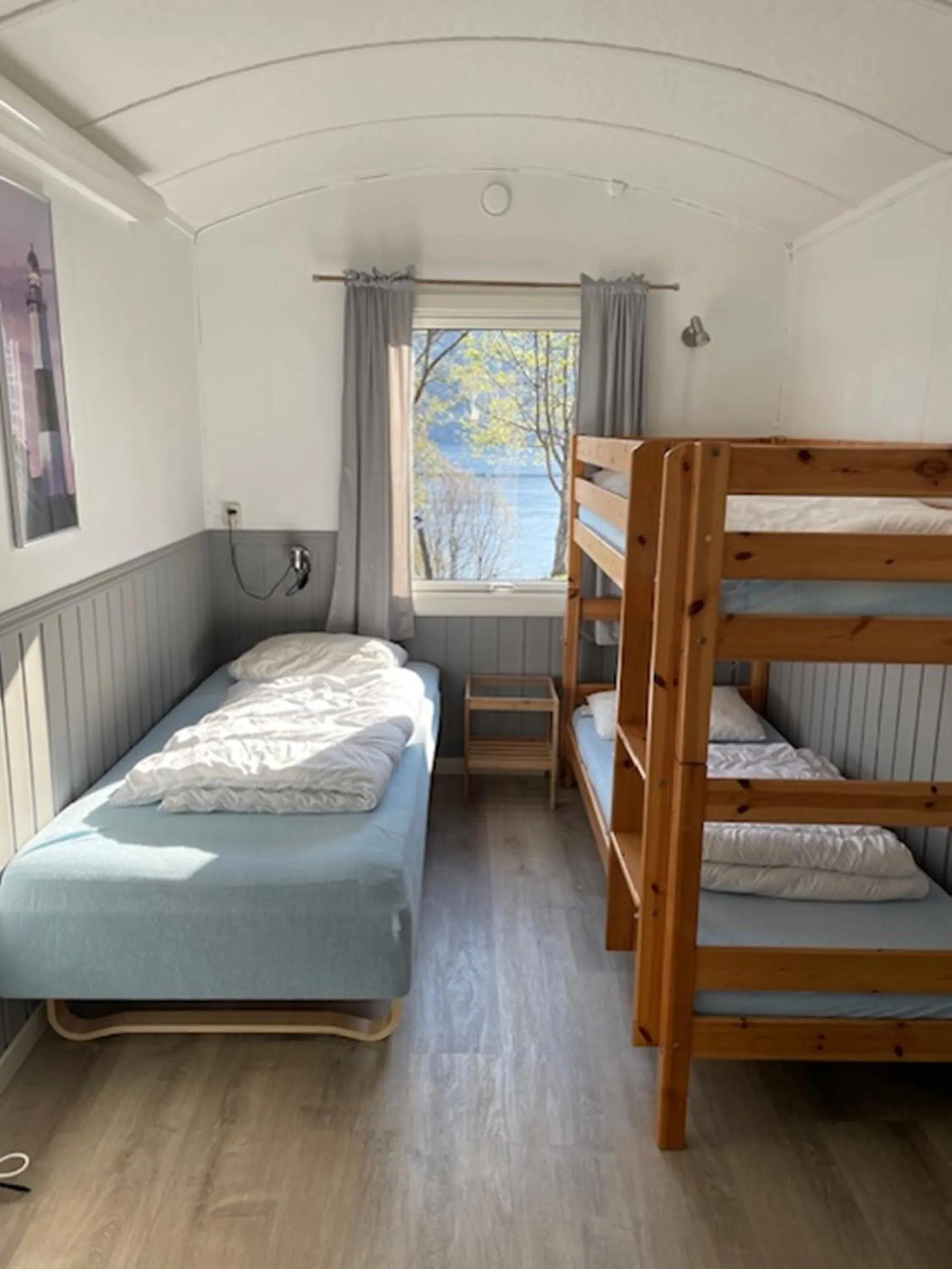 Bedroom, Bed in Langenuen Motel & Camping