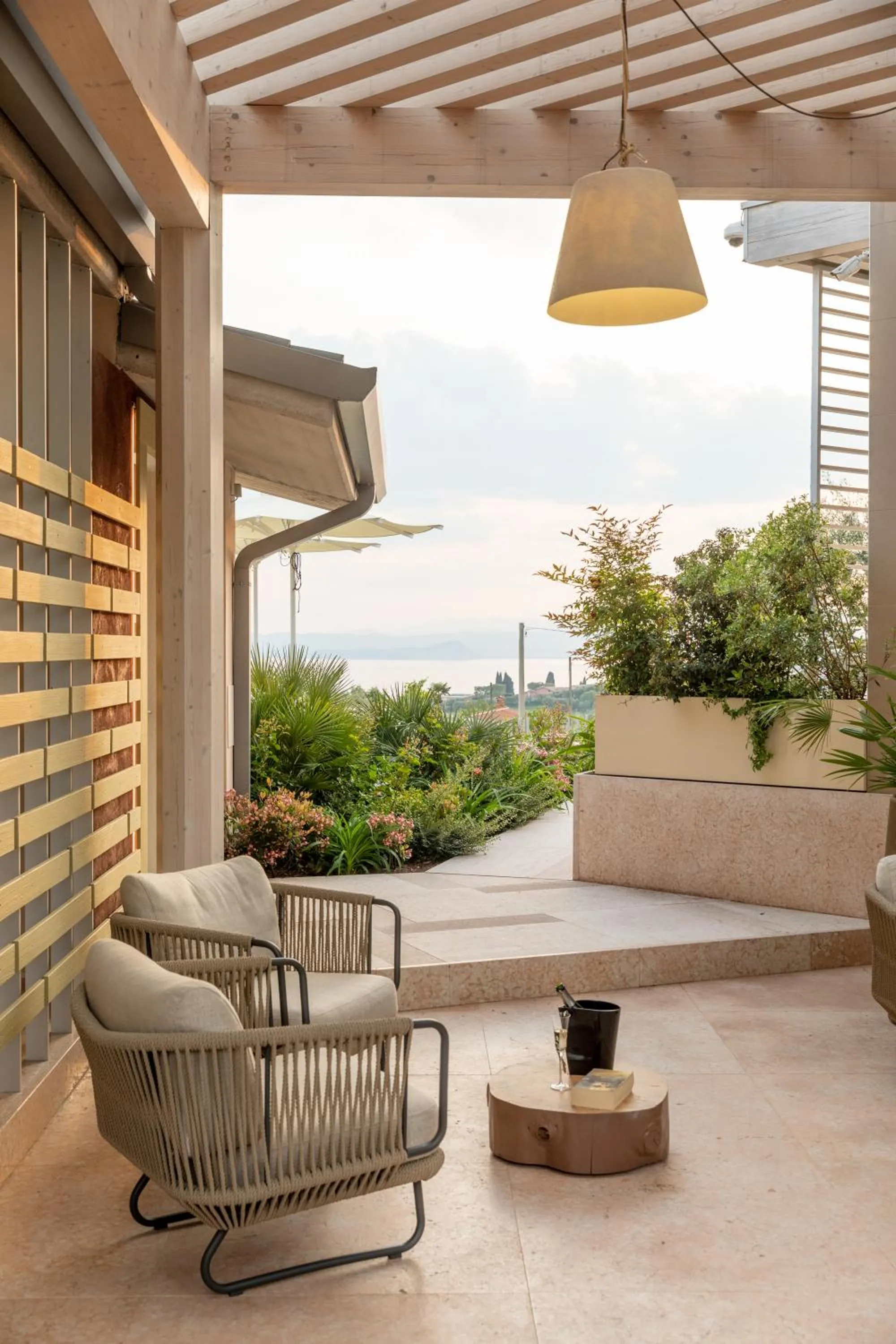 Patio in San Colombano Suites