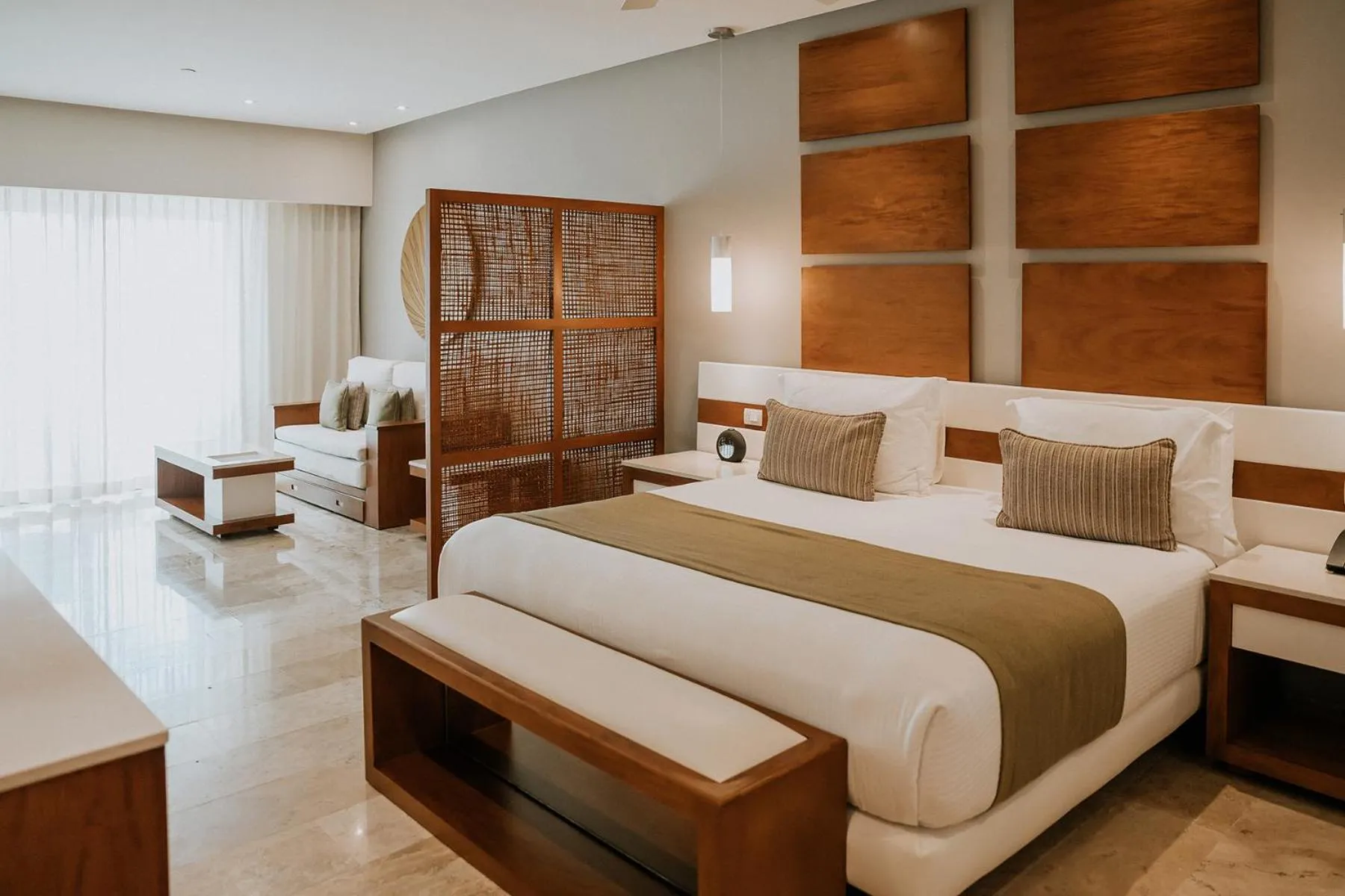 Bed in The Reef 28 Hotel & Spa - Luxury Adults Only - All Suites - With Optional All Inclusive