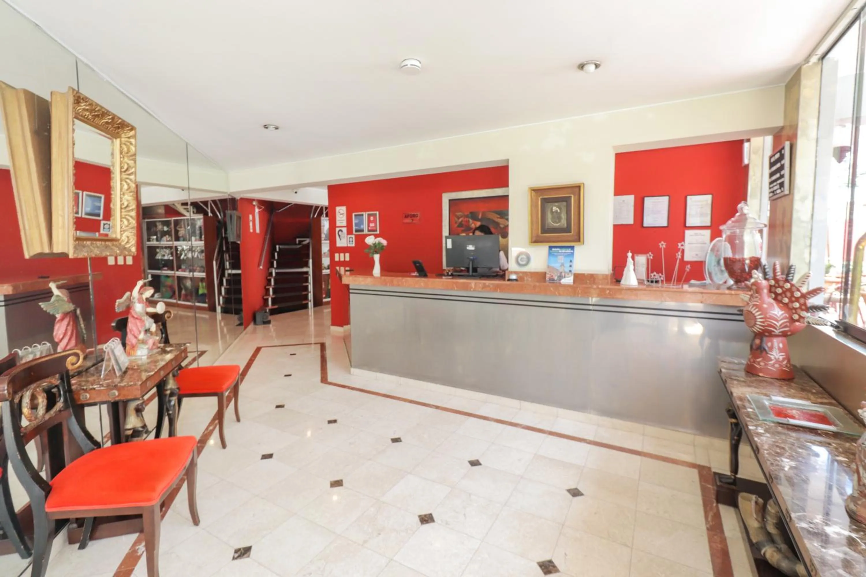 Lobby or reception in Hotel Boutique Runcu Miraflores