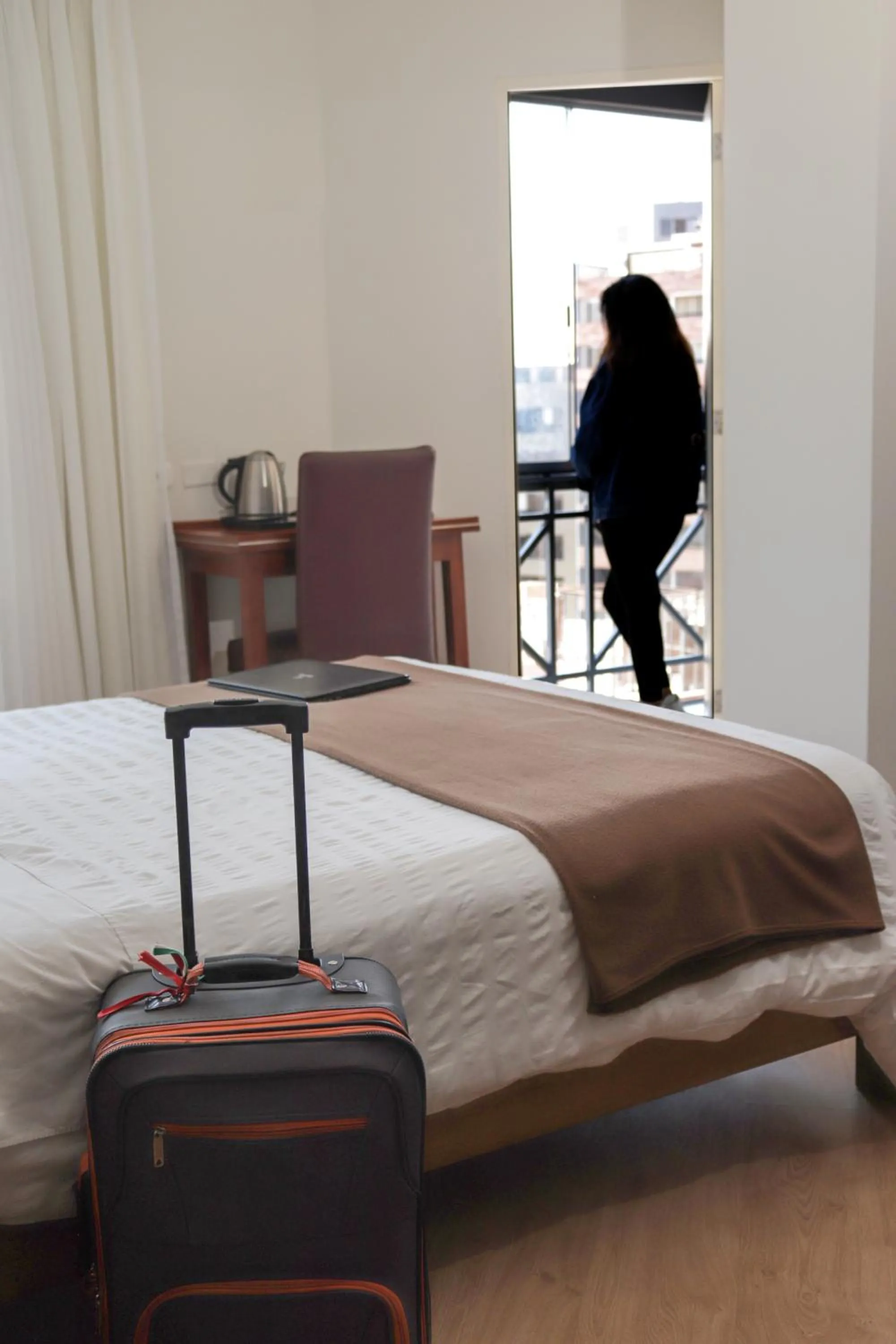 Balcony/Terrace, Bed in Hotel Boutique Runcu Miraflores