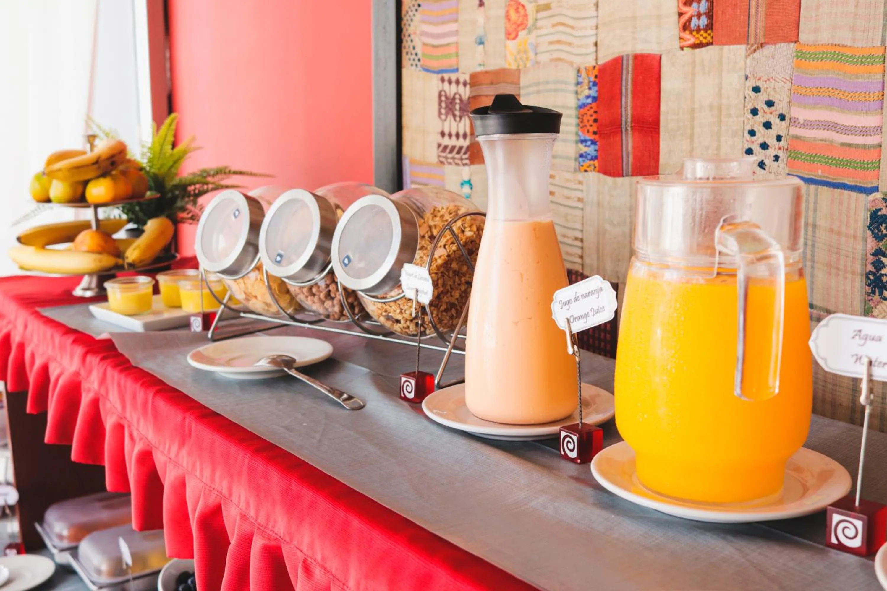 Buffet breakfast in Hotel Boutique Runcu Miraflores