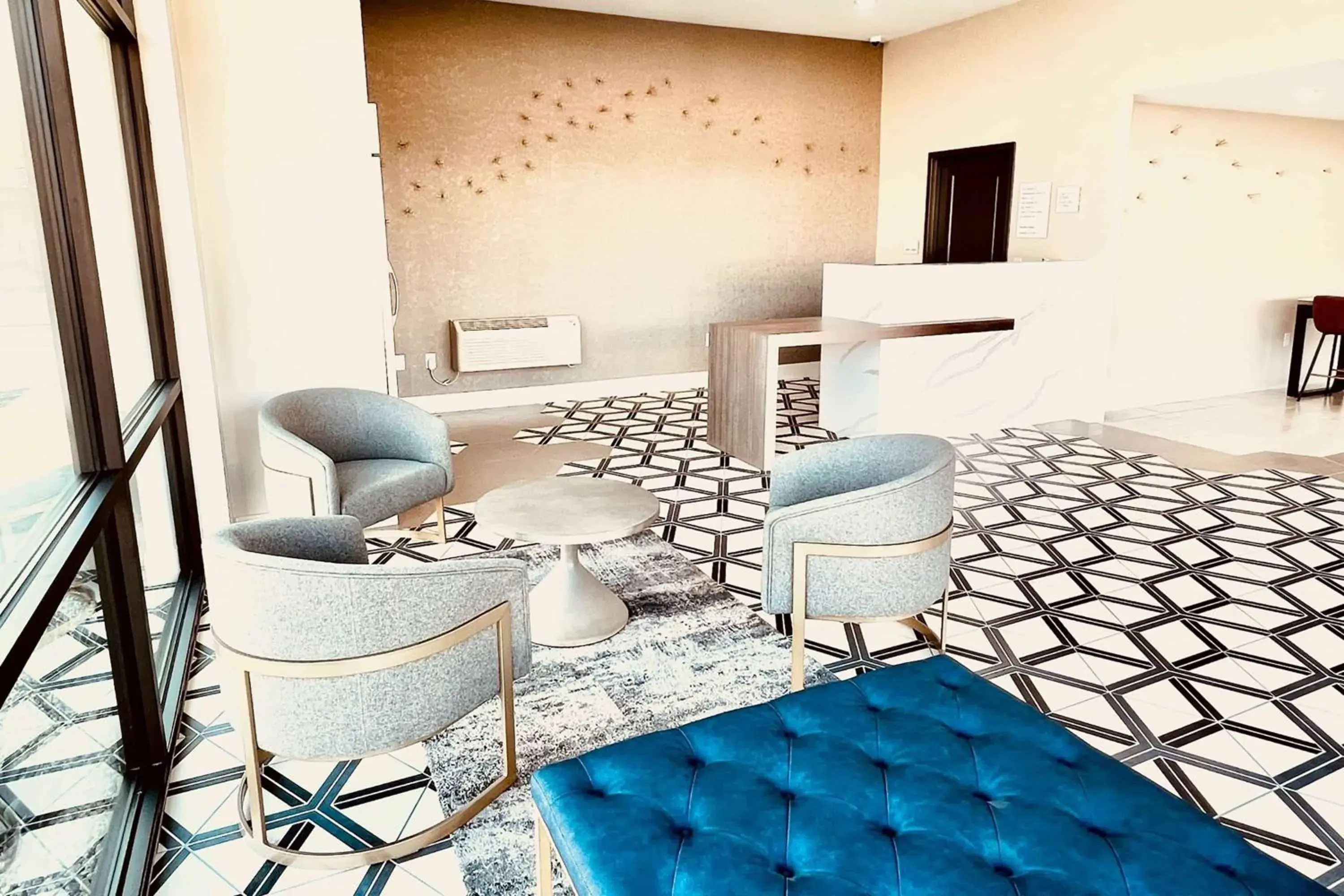 Lobby or reception in Ramada by Wyndham Modesto Yosemite Area Lobby or reception in Ramada by Wyndham Modesto Yosemite Area