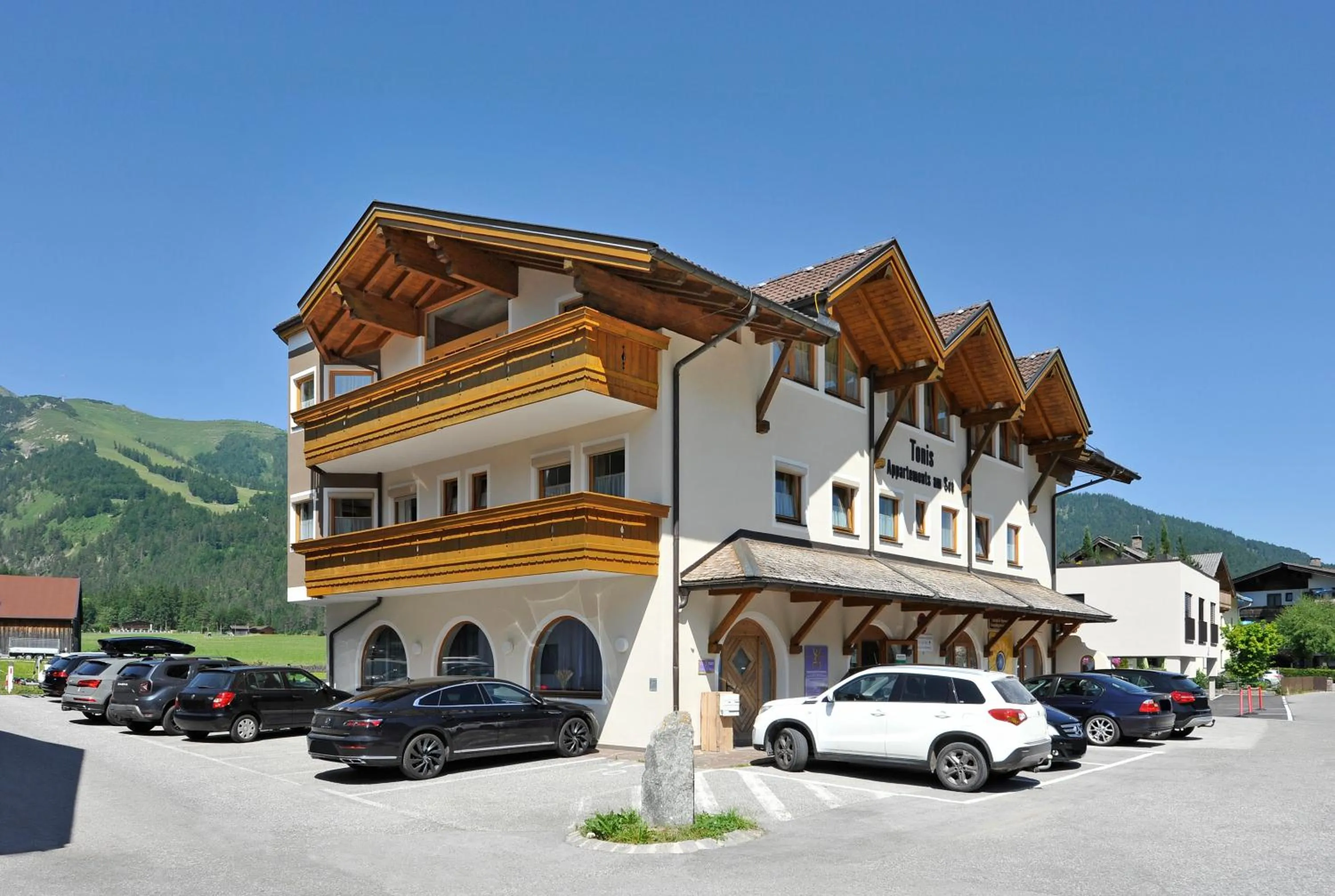 Property building in Tonis Appartements am Achensee