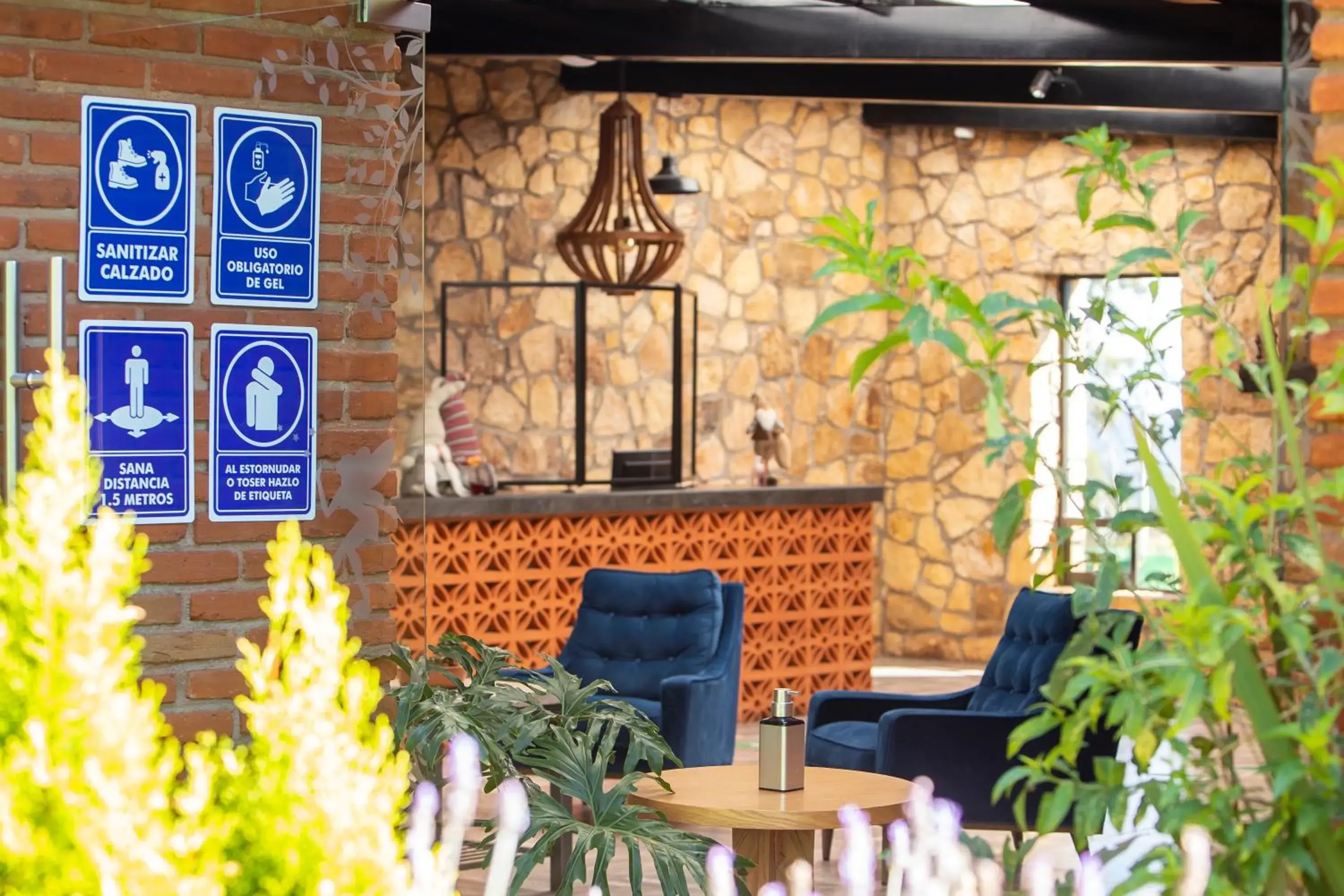 Lobby or reception in Hotel & Glamping Huasca Sierra Verde Lobby or reception in Hotel & Glamping Huasca Sierra Verde