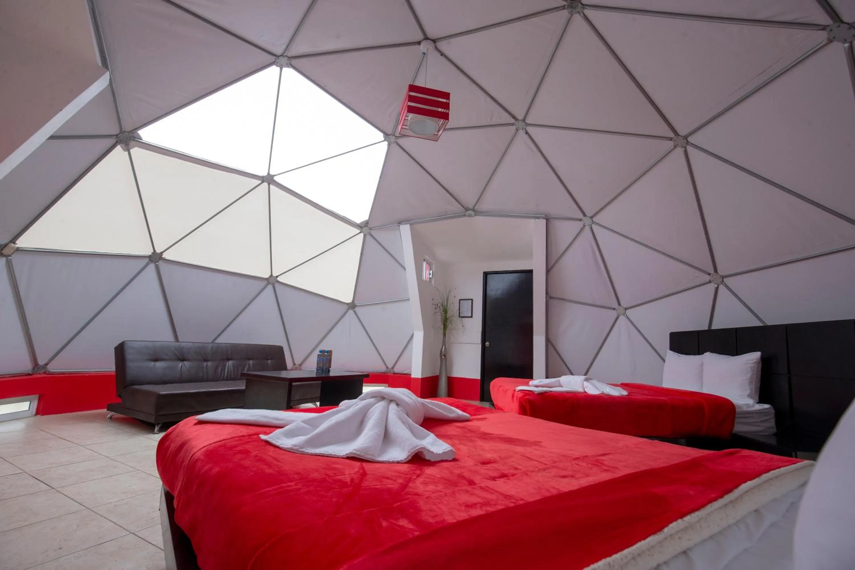 Bed in Hotel & Glamping Huasca Sierra Verde