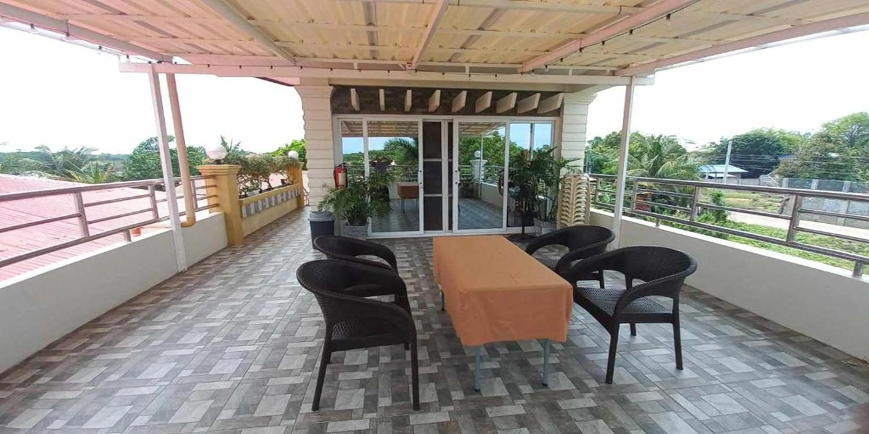 Balcony/Terrace in FNT Transient House near Hundred Islands