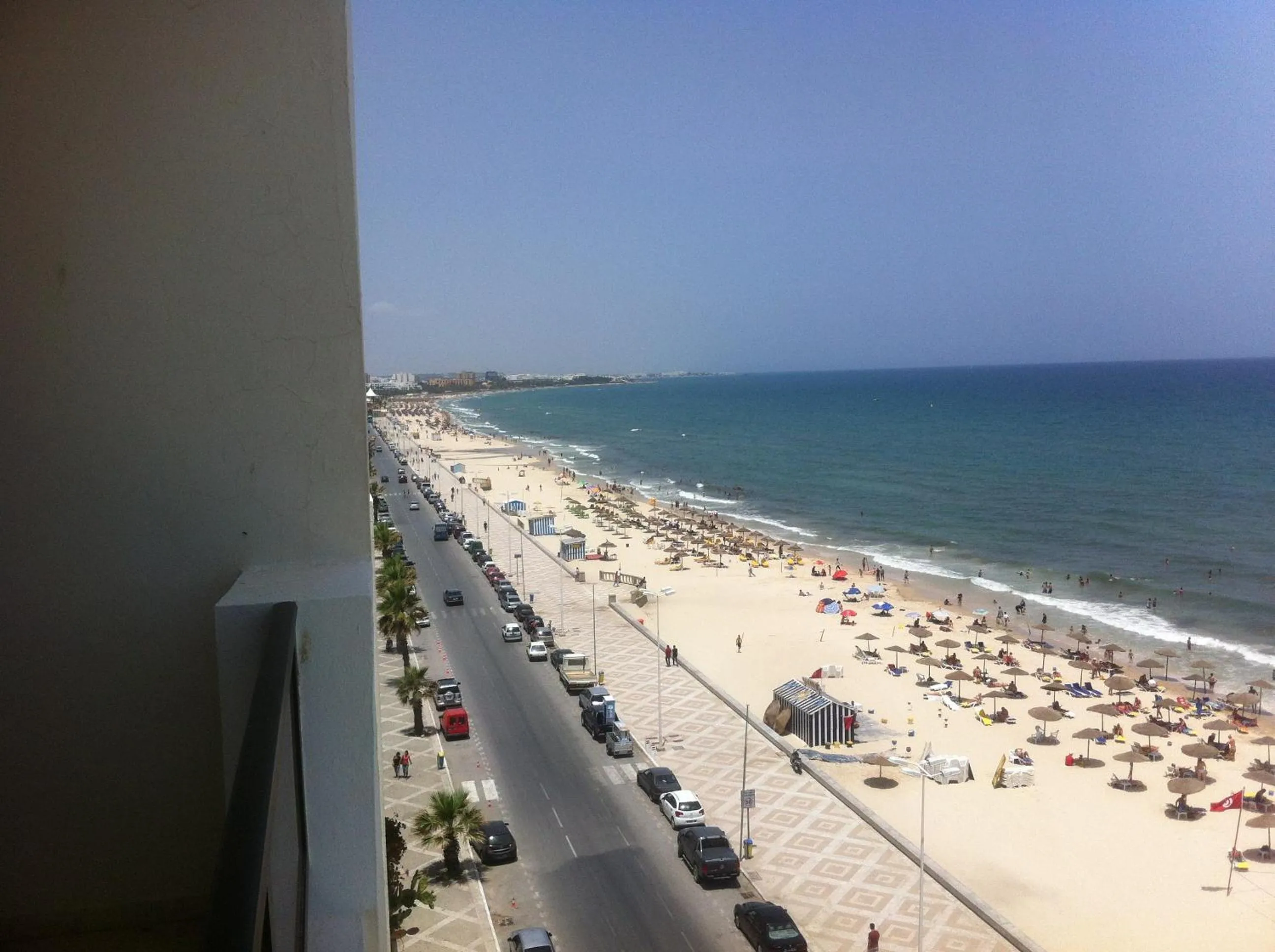 Sea view in Residence Boujaafar