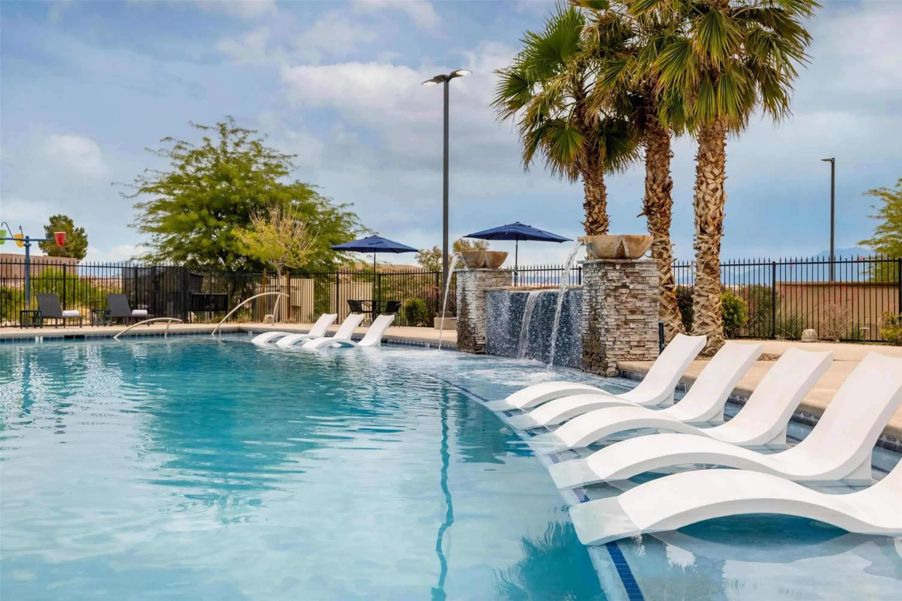 Pool view in Hampton Inn & Suites by Hilton Mesquite Pool view in Hampton Inn & Suites by Hilton Mesquite